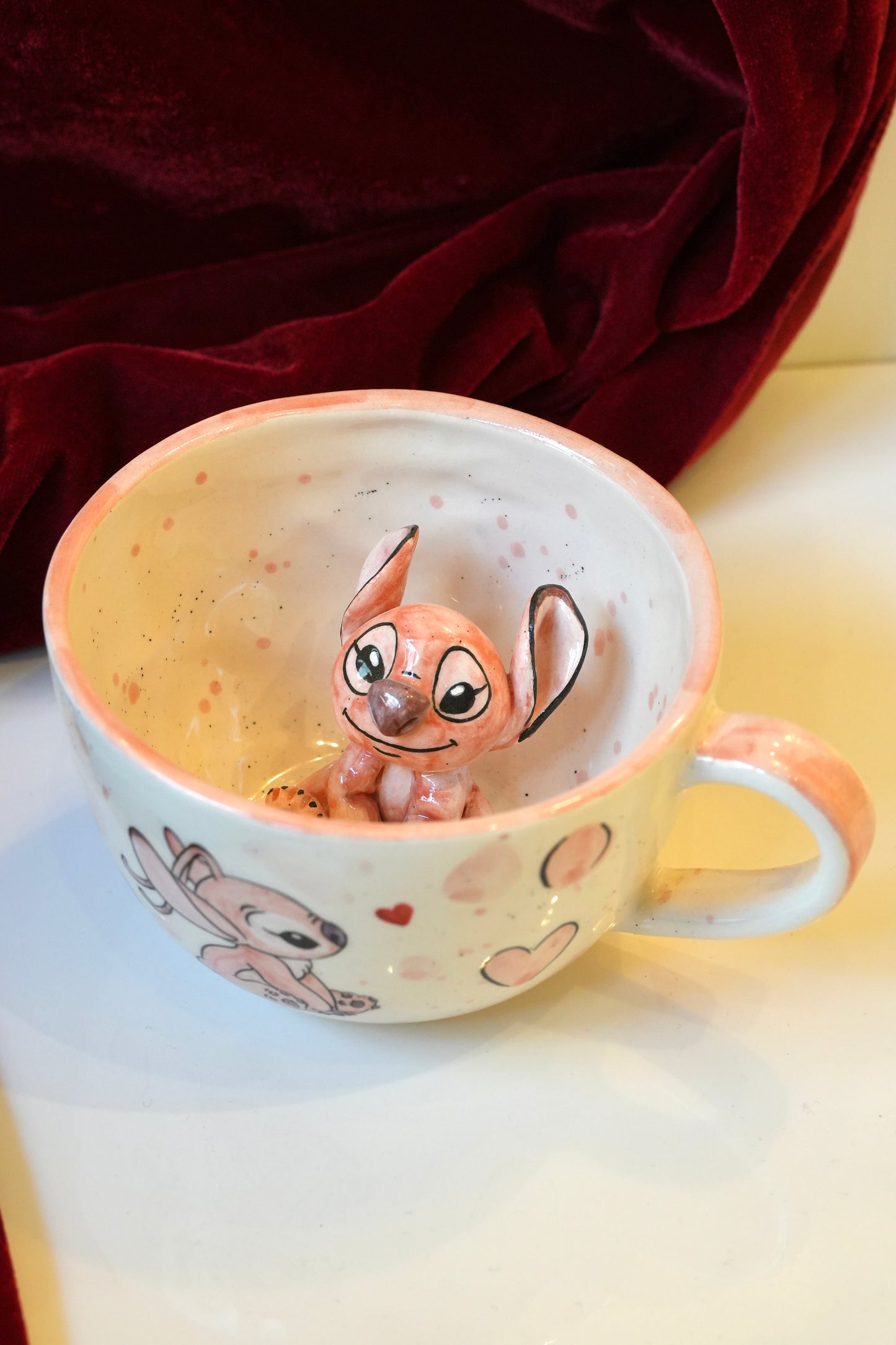 Stitch handmade mug
