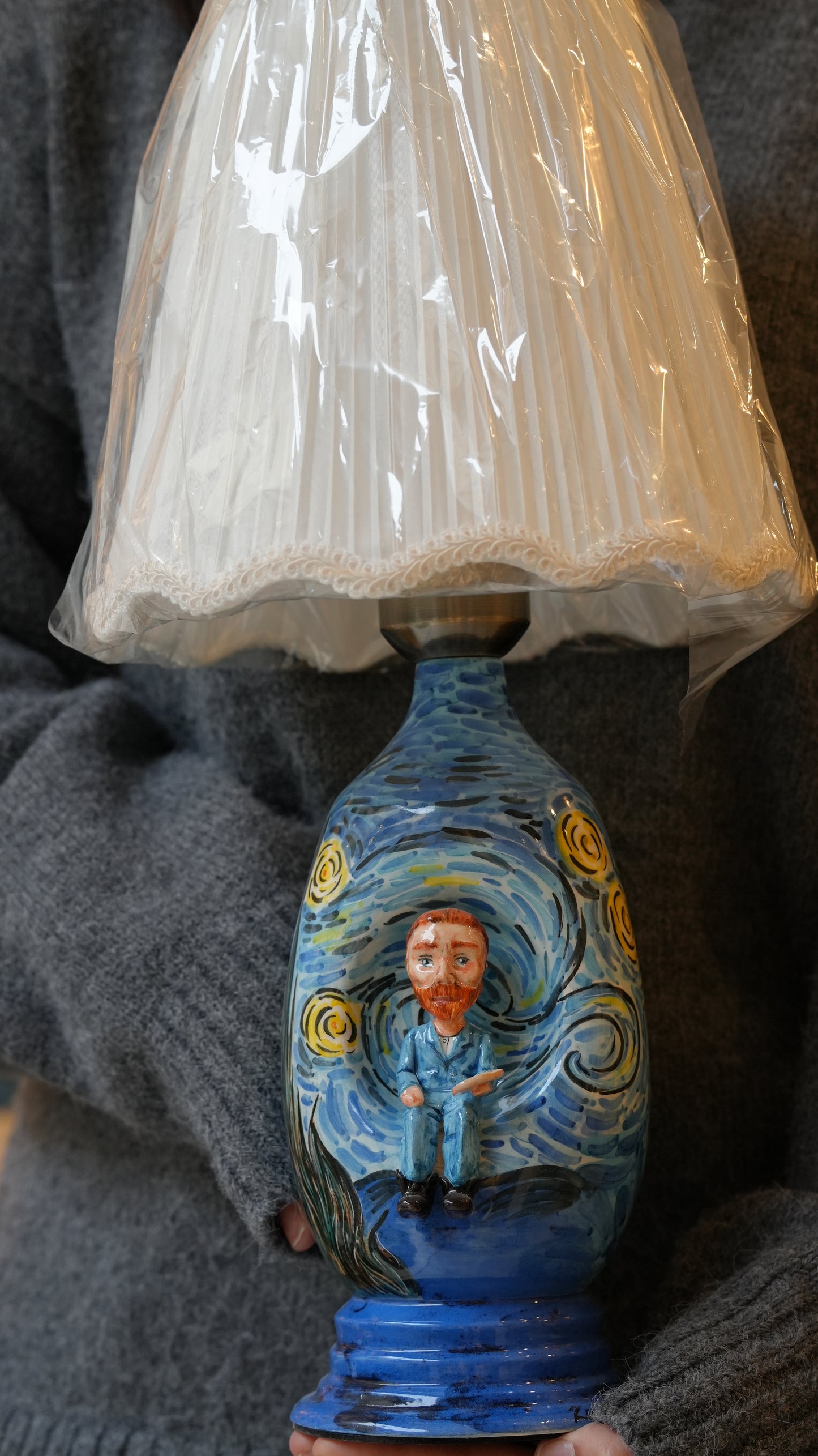 handmade van qoq lampshade 💙
