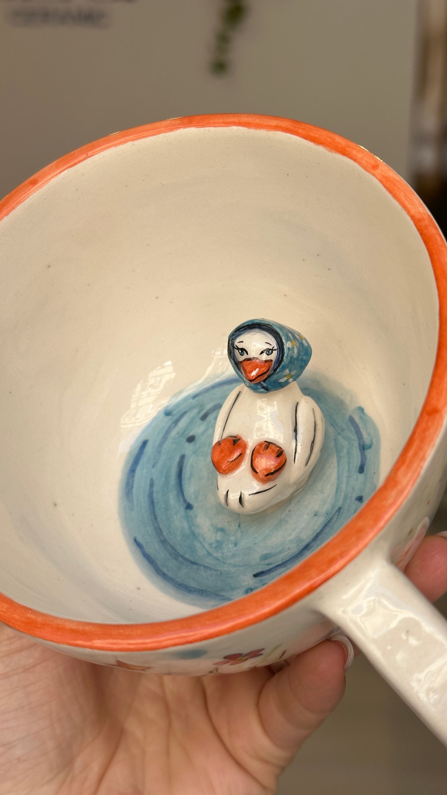handmade duck mug 🪿