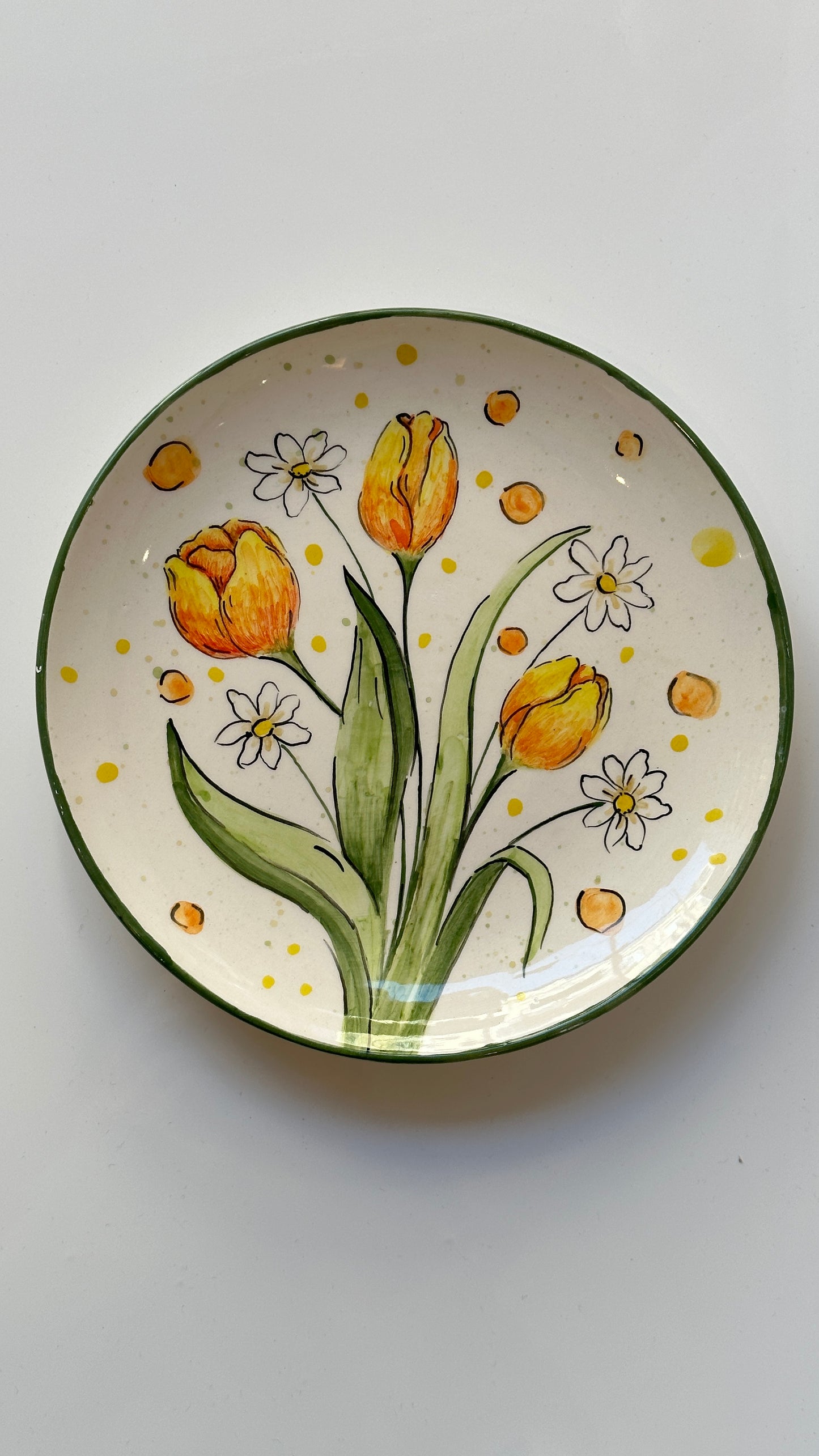 Tulip Handmade plate