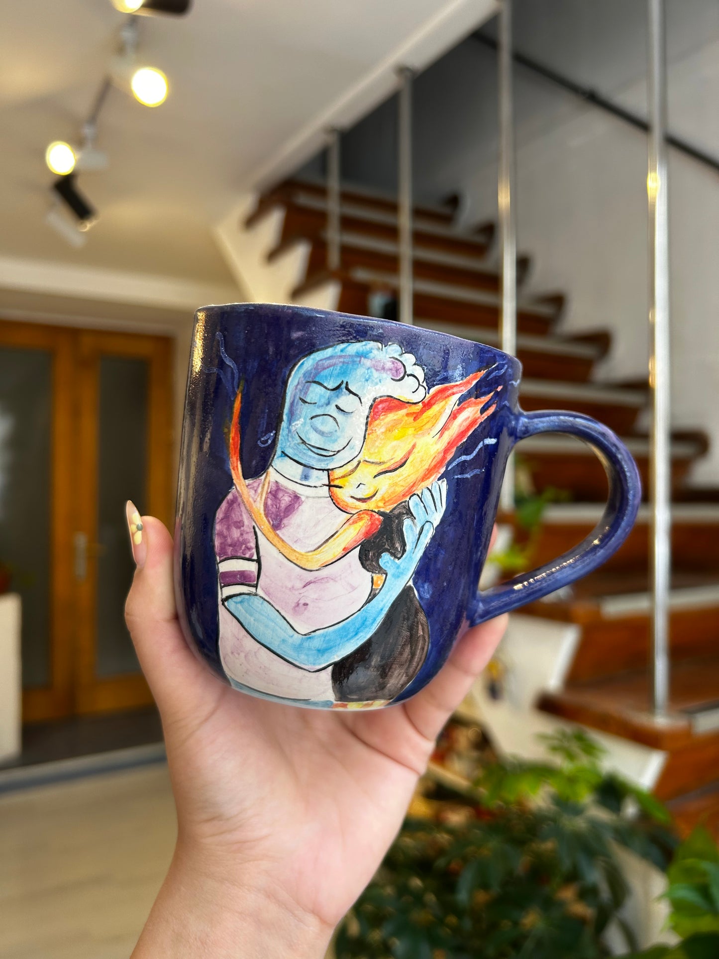Elemental handmade cup🔥💧