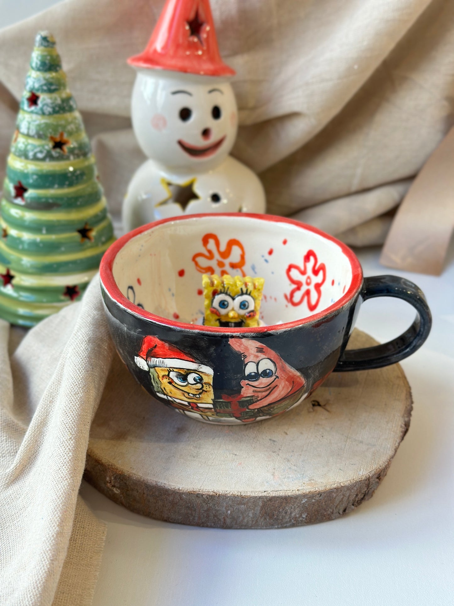 SpongeBob handmade mug