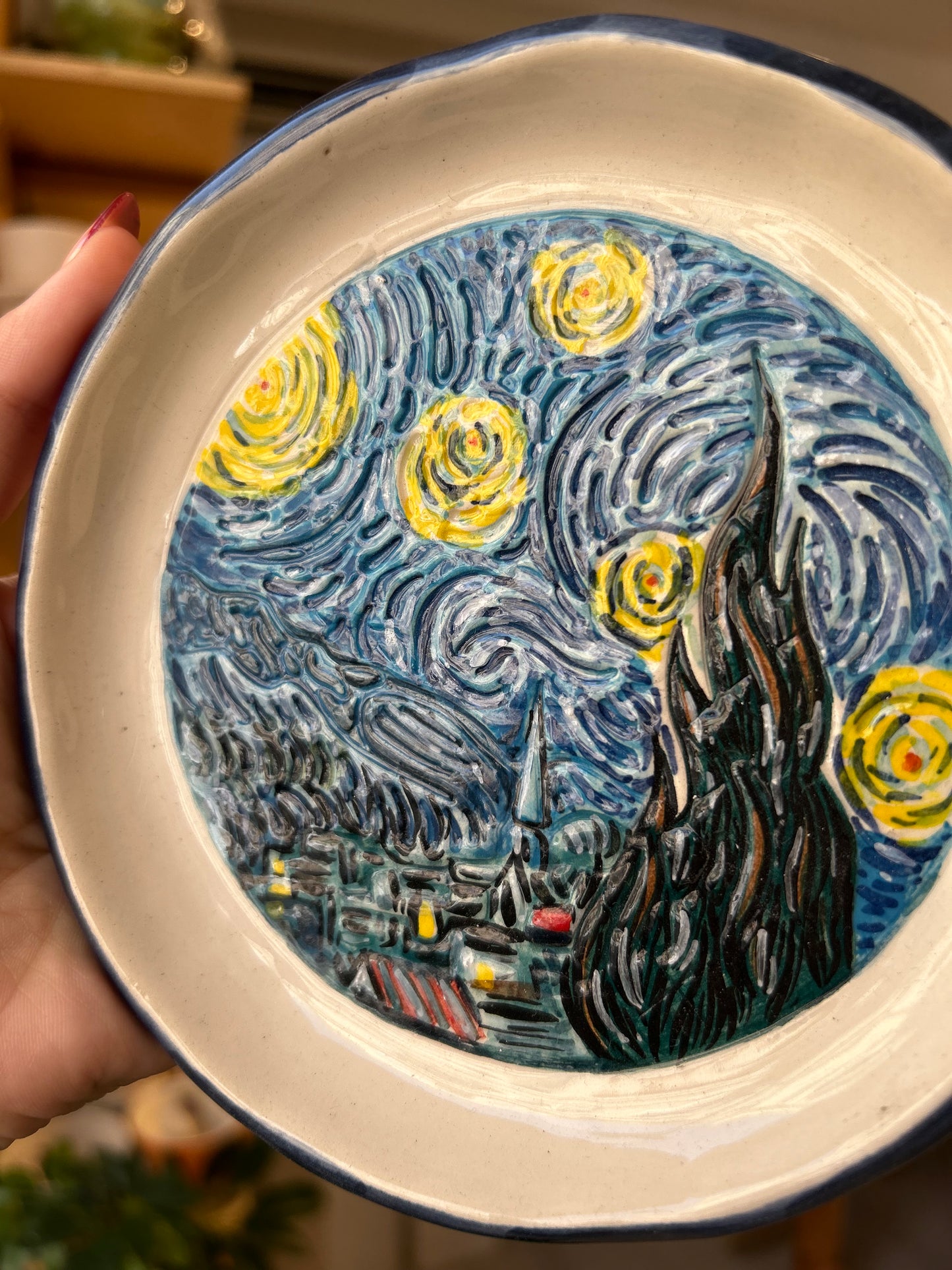 handmade van qoq plate 💙