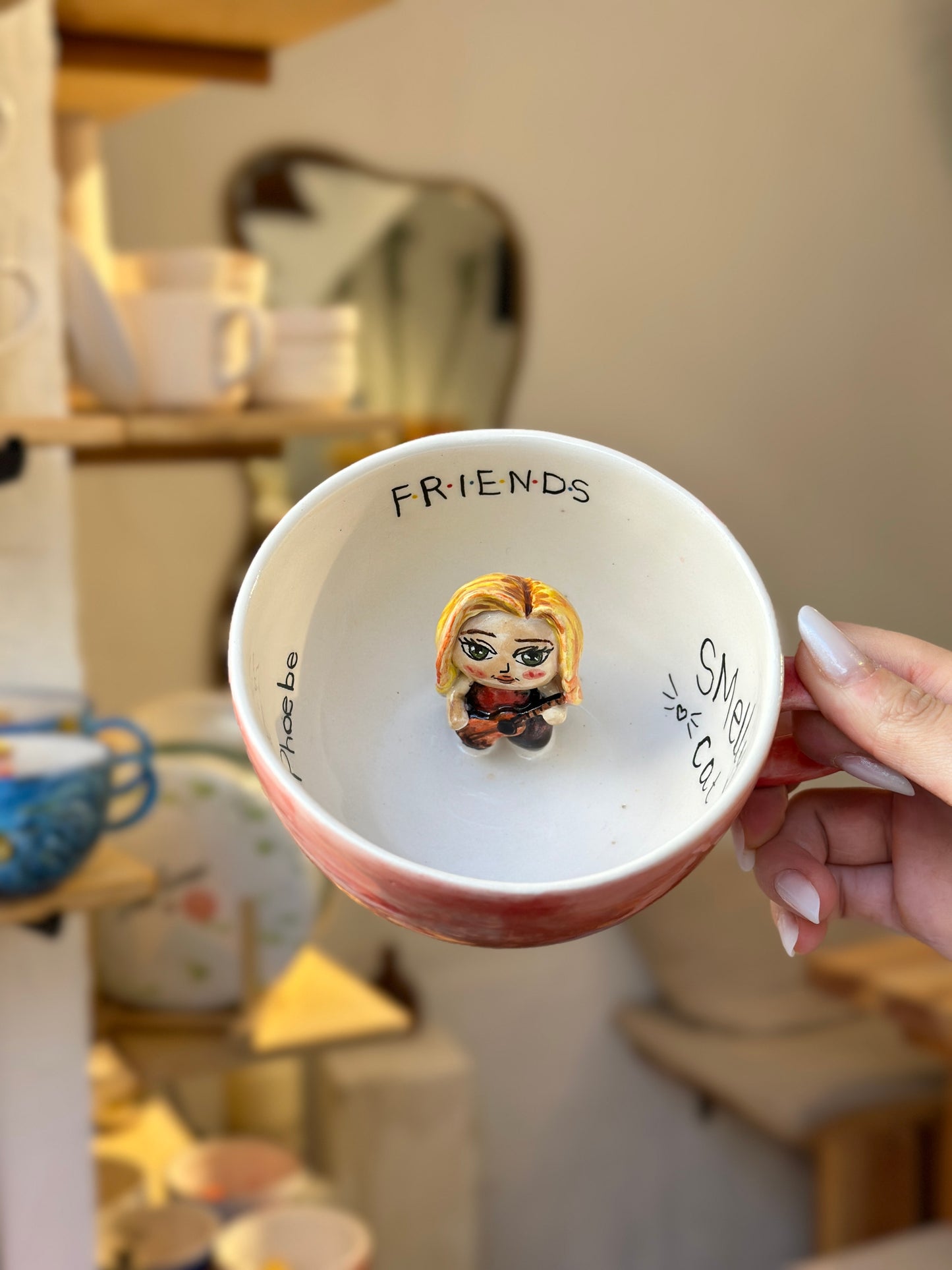 F.R.İ.E.N.D.S handmade mug (Phoebe Buffay)