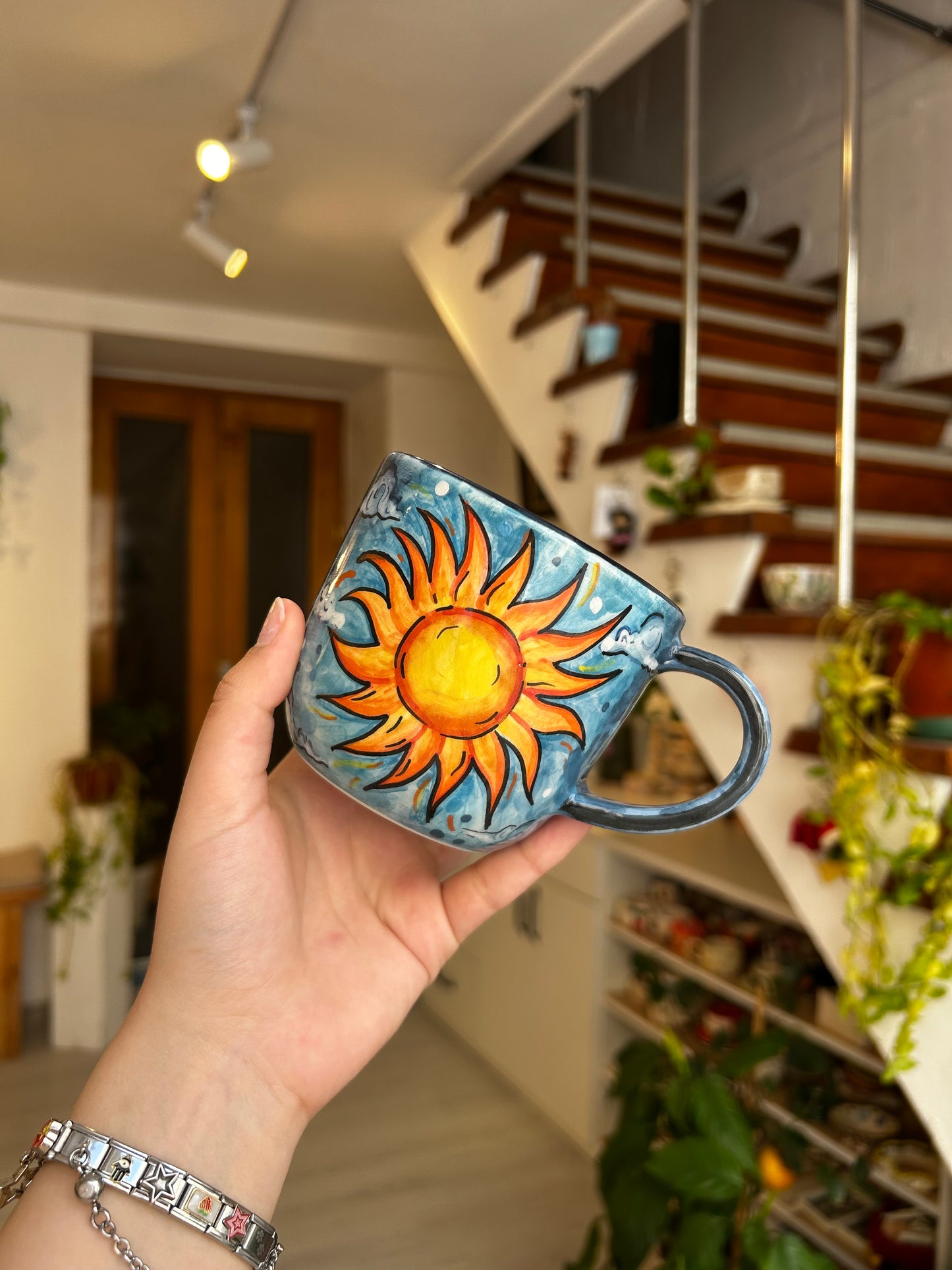 handmade moon and sun mug 🌝🌞