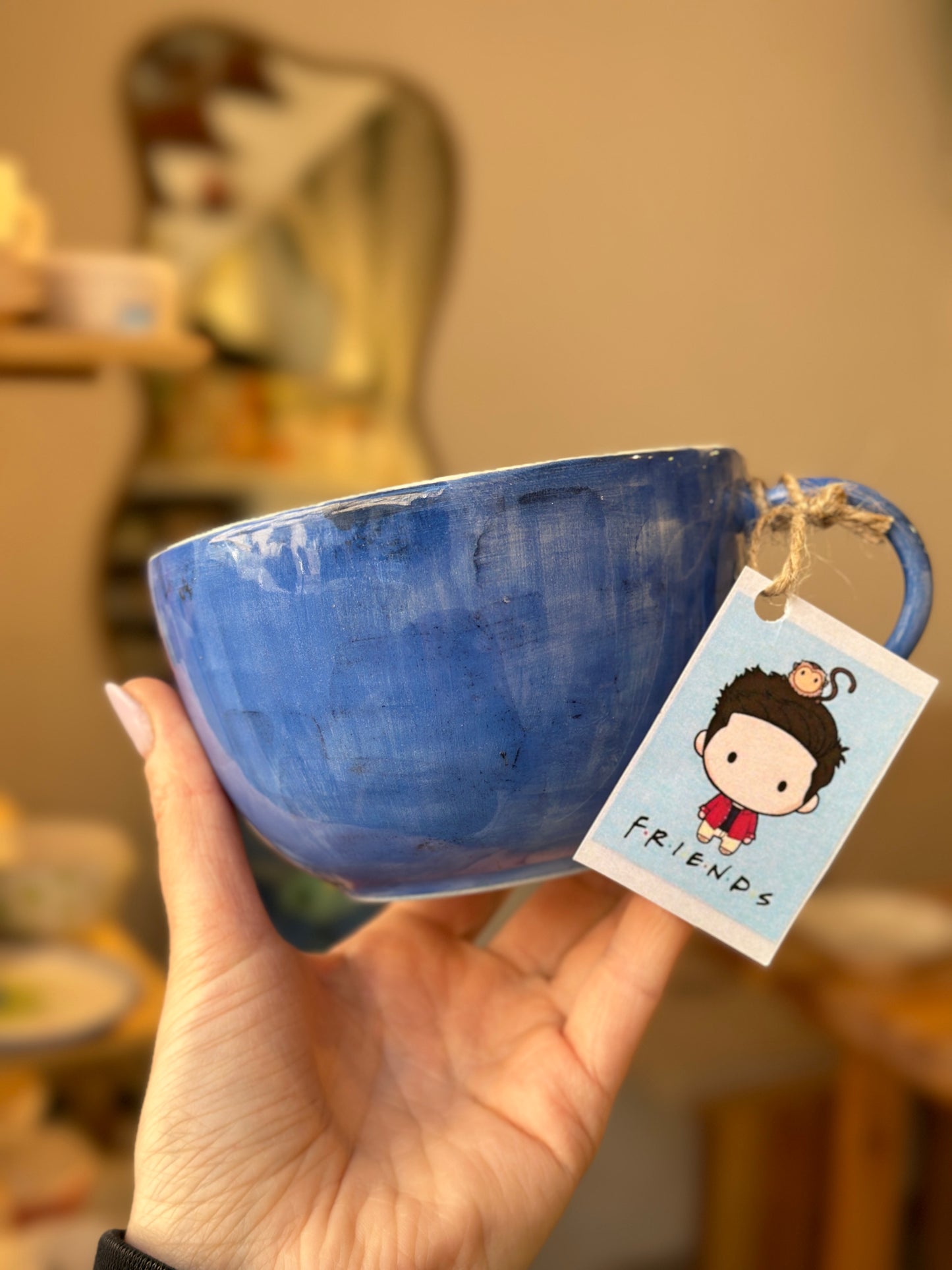 F.R.İ.E.N.D.S handmade mug (ross geller)