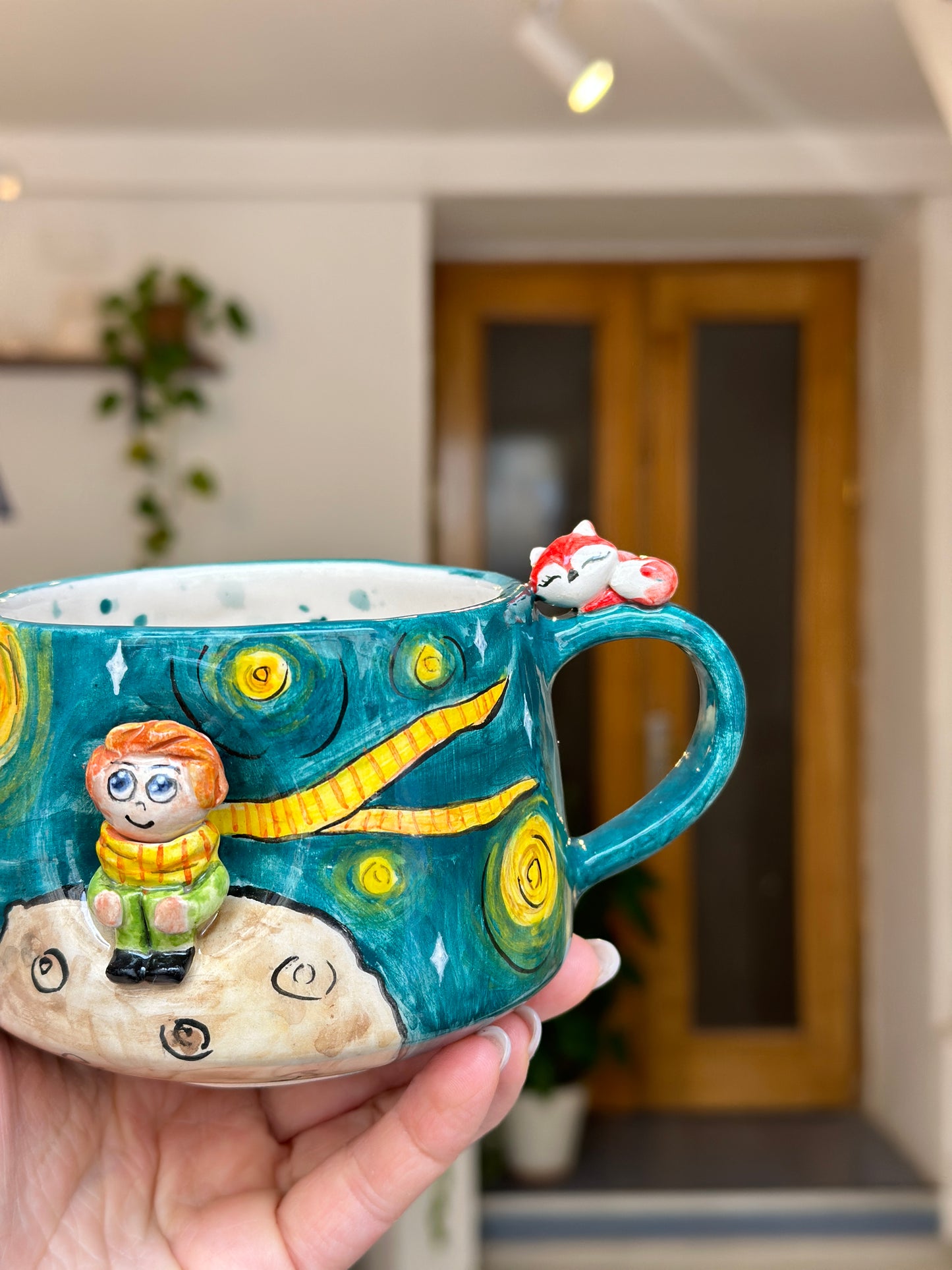 handmade little prince mug 🩵✨