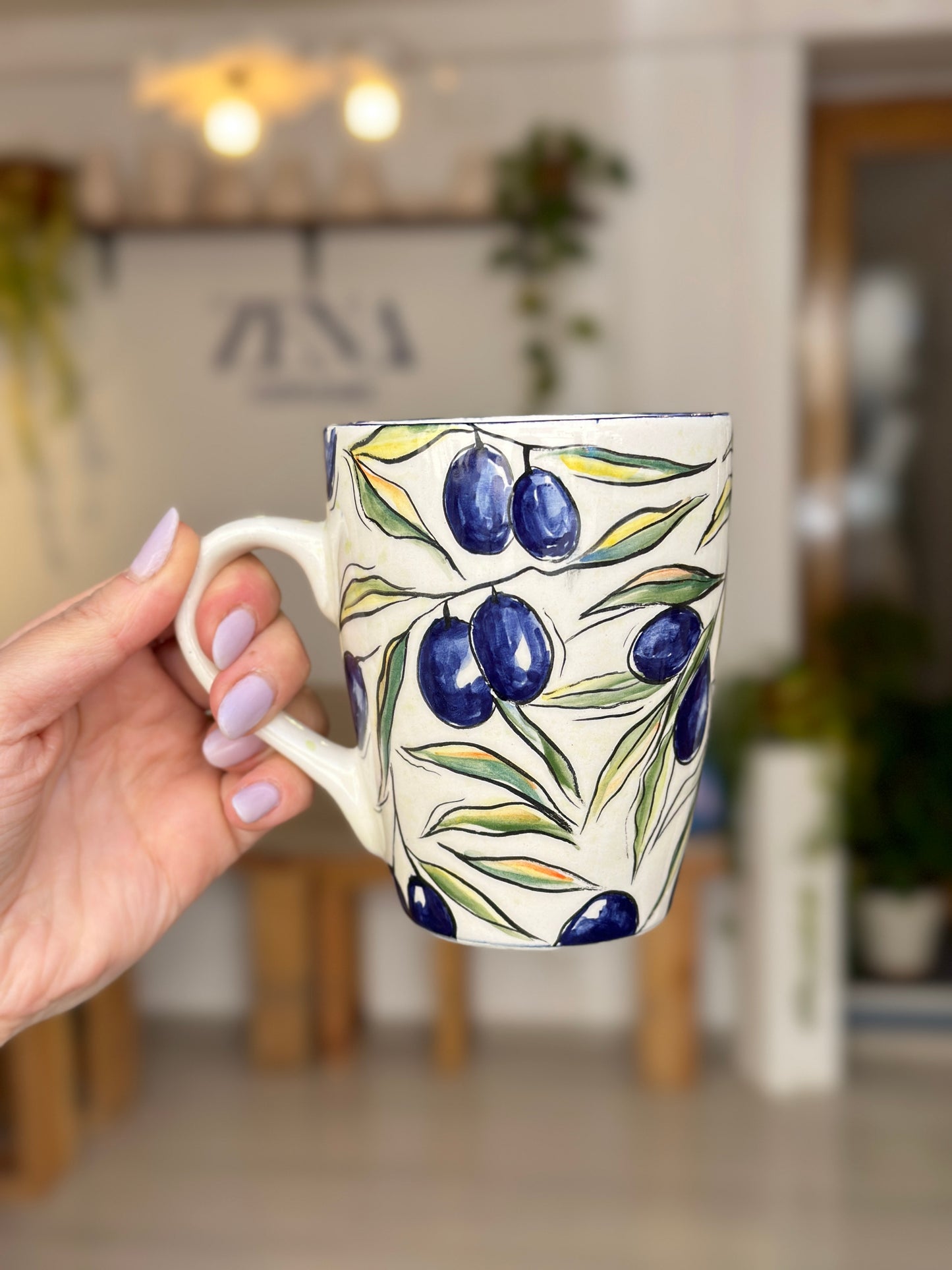 handmade olive mug 🫒
