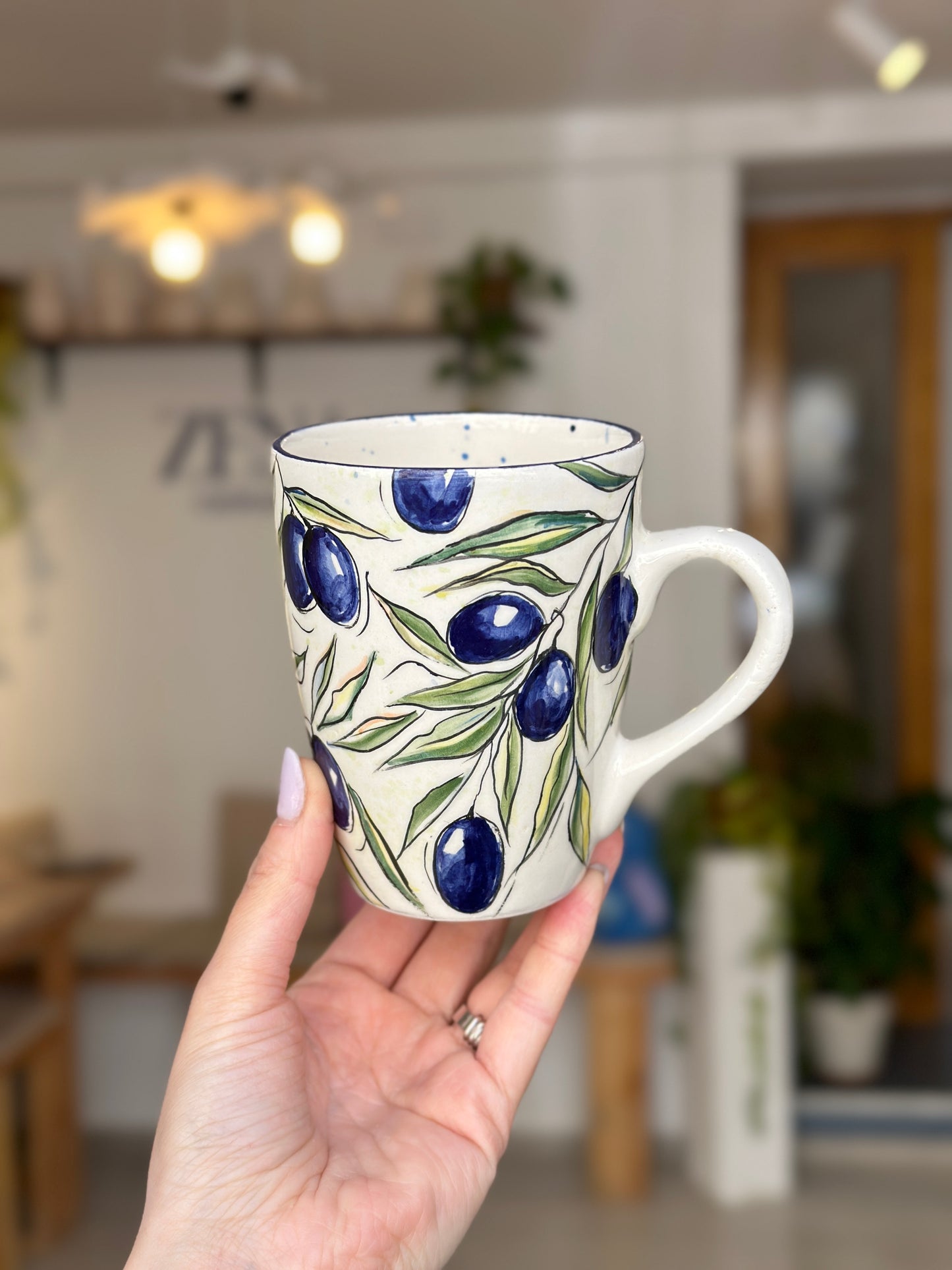 handmade olive mug 🫒