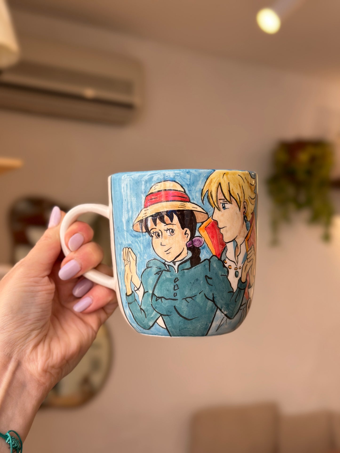 handmade howl mug 🩵