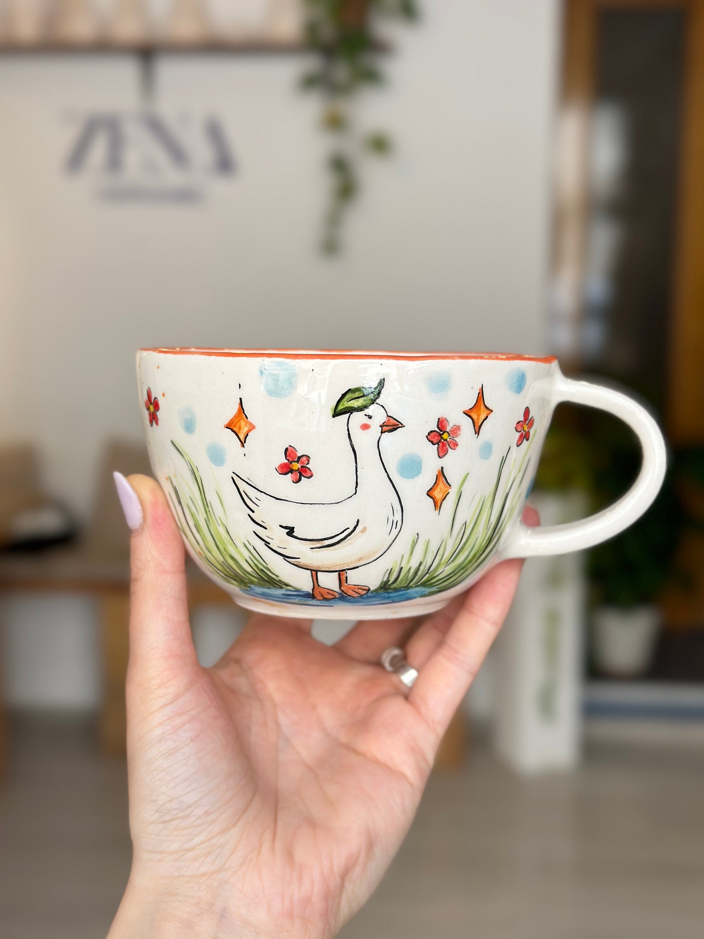 handmade duck mug 🪿