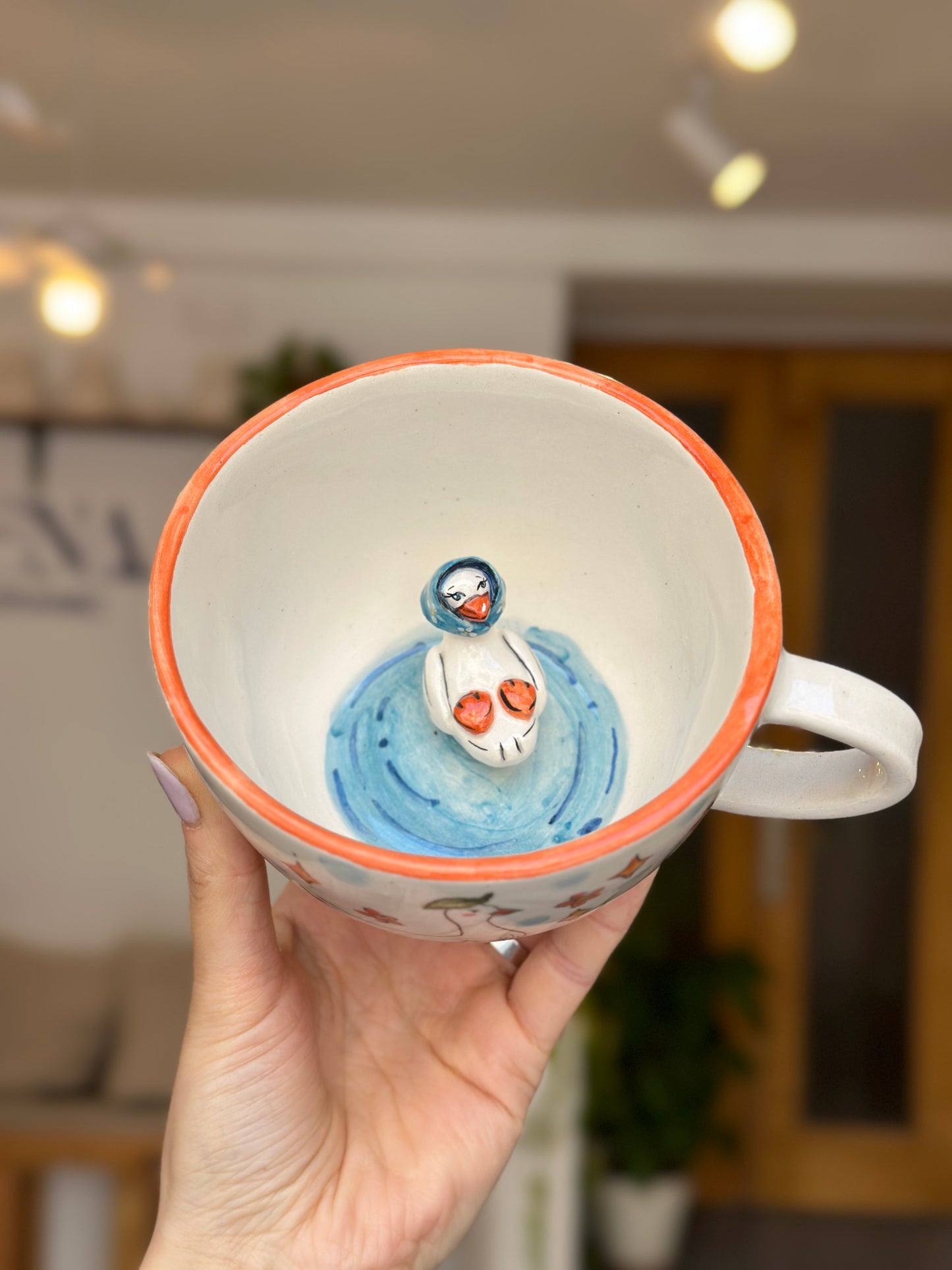 handmade duck mug 🪿