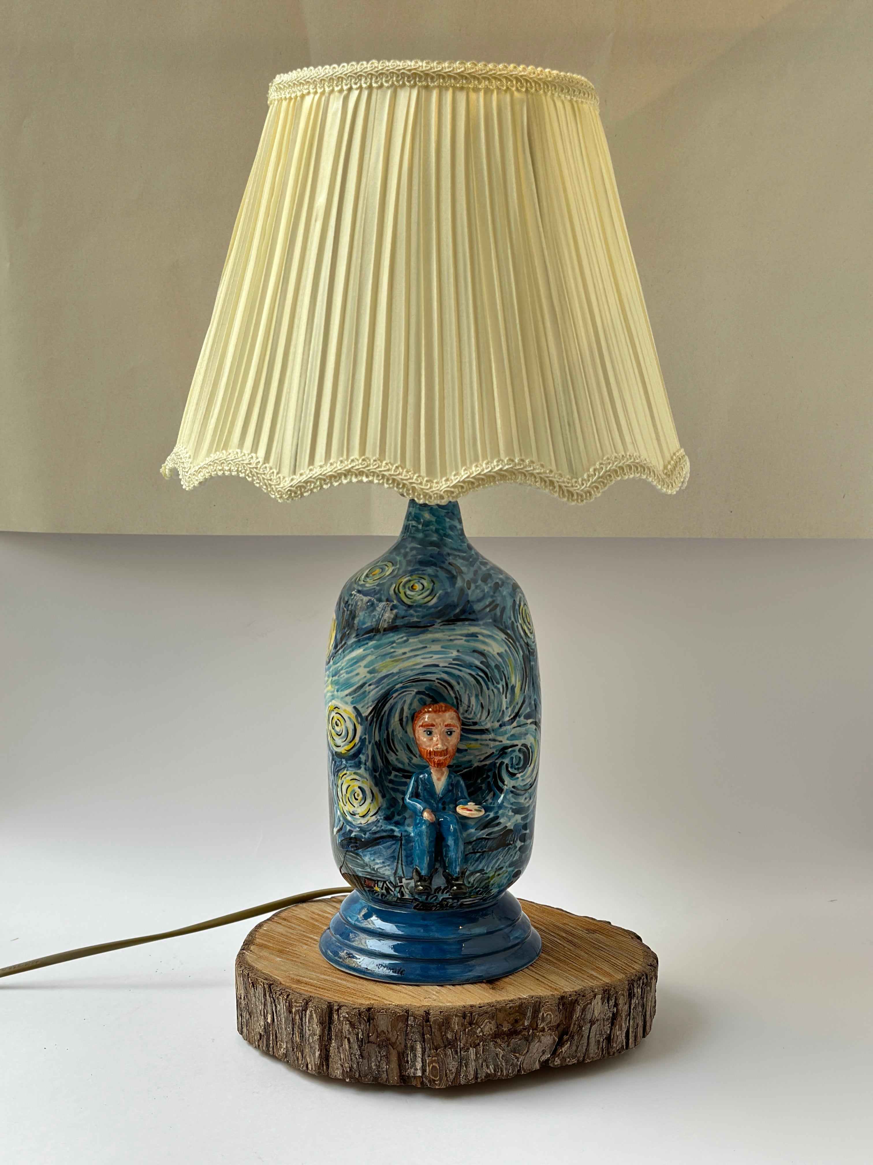 Handmade ceramic lamp