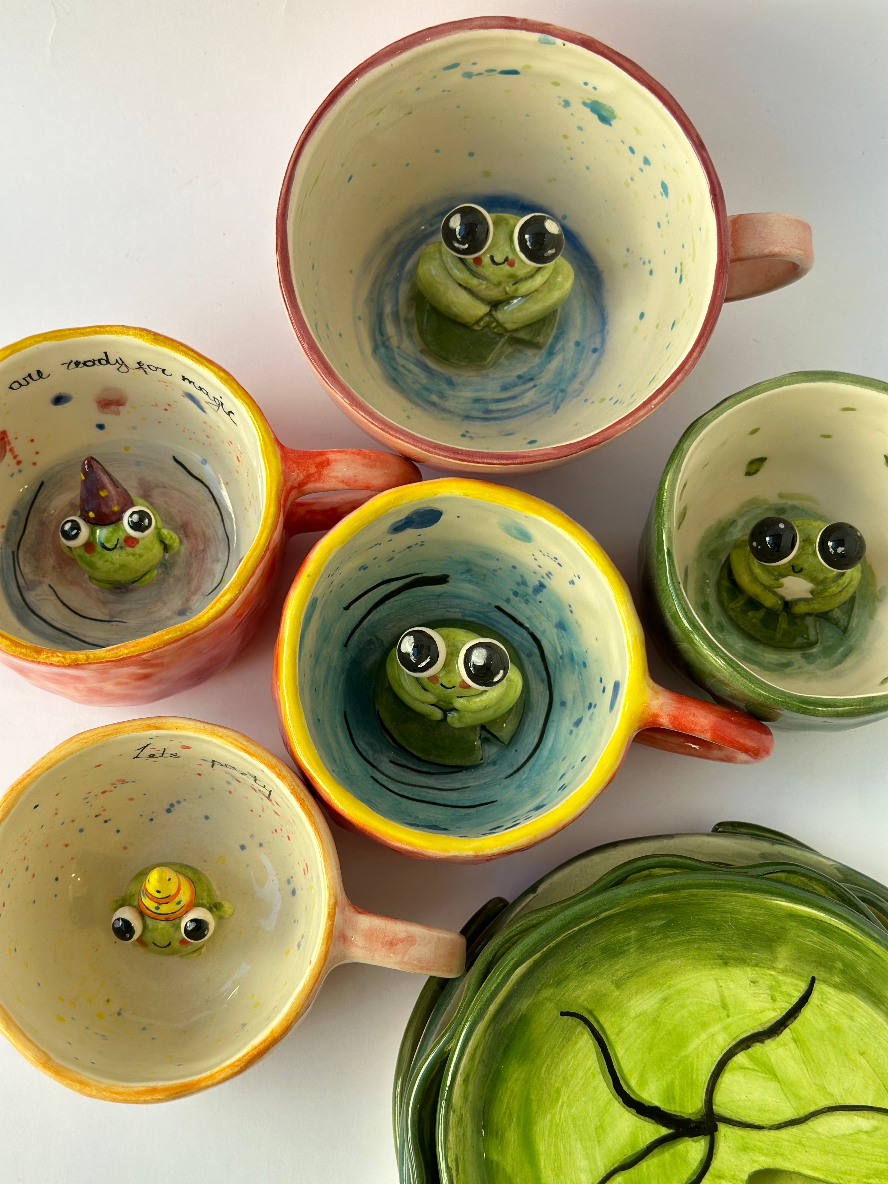 Frog handmade mug’s