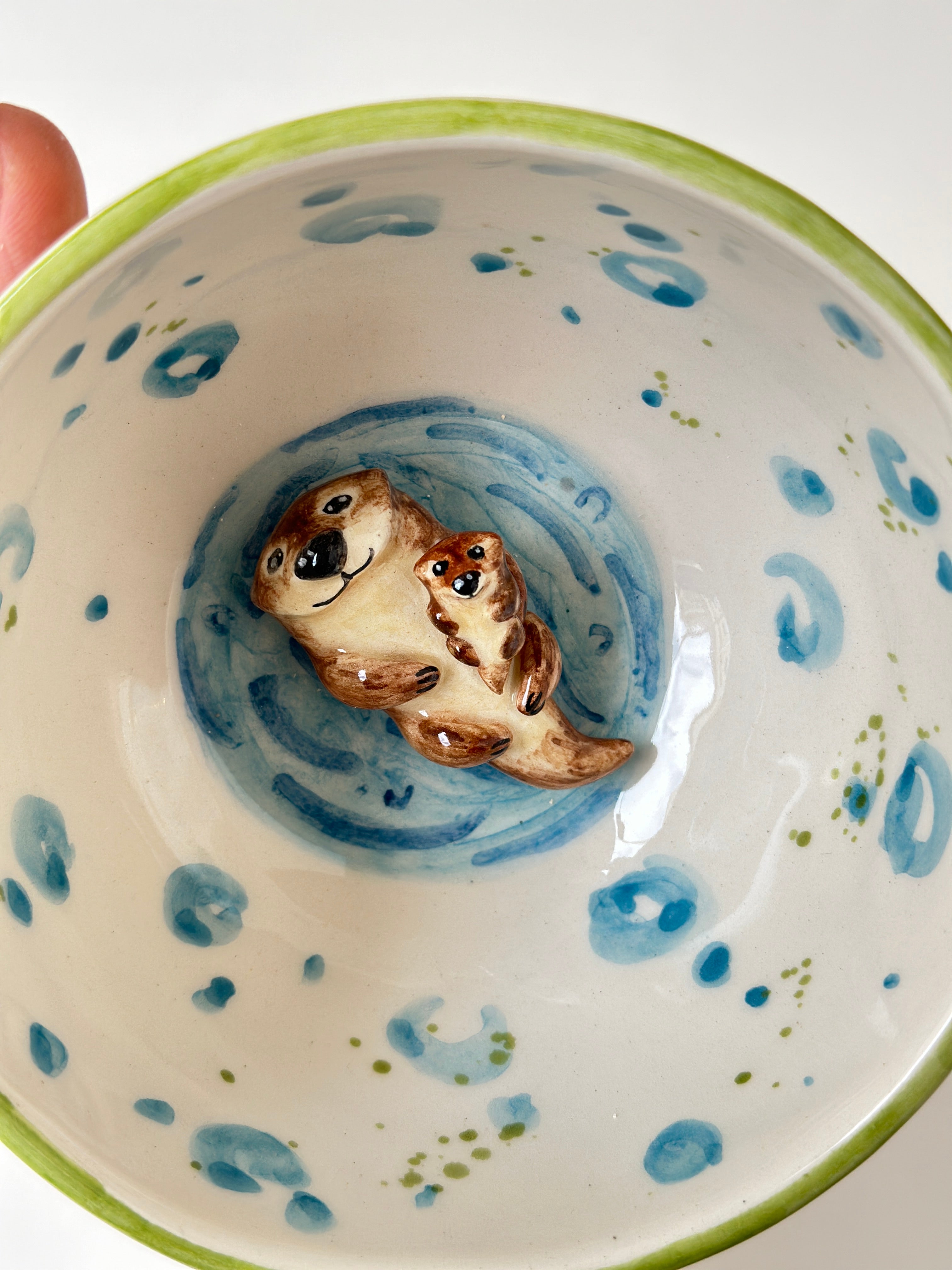 Sea otter handmade mug