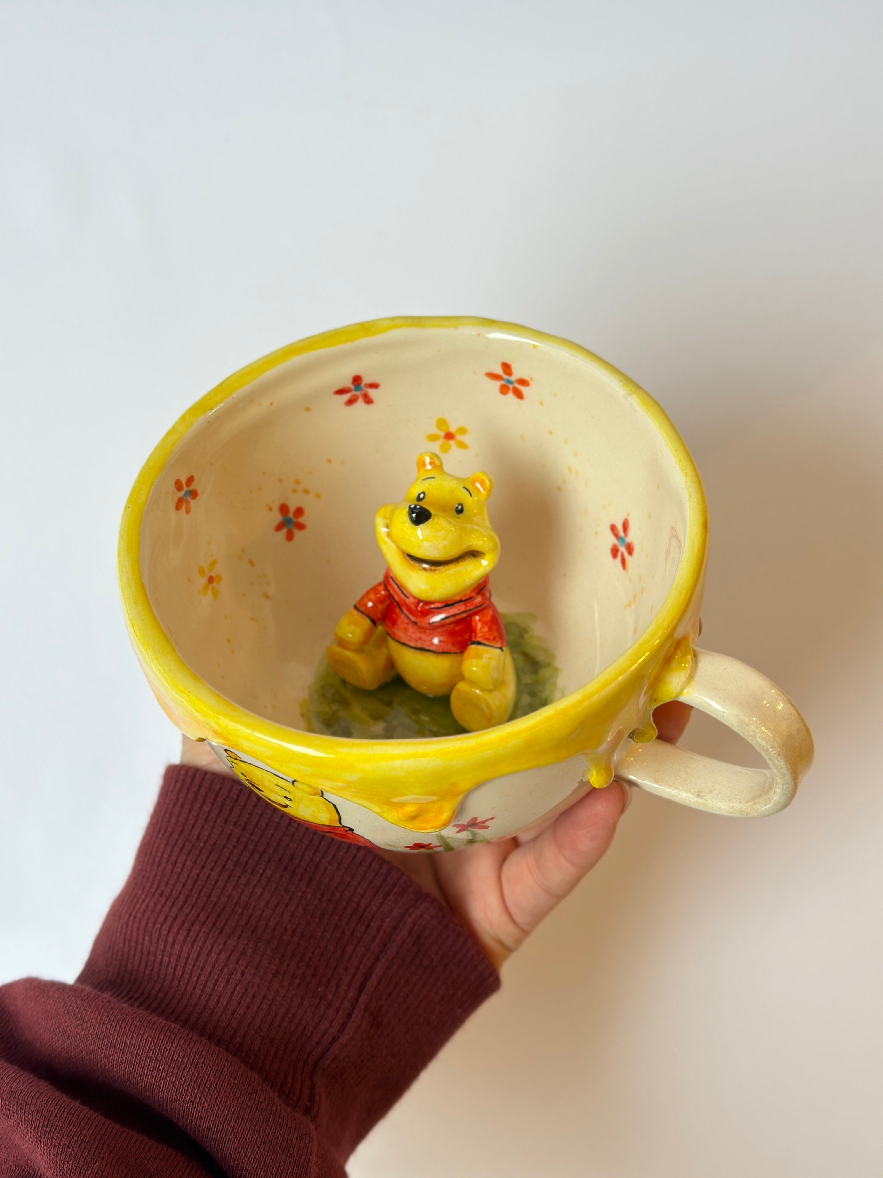 Winni The Pooh handmade mug