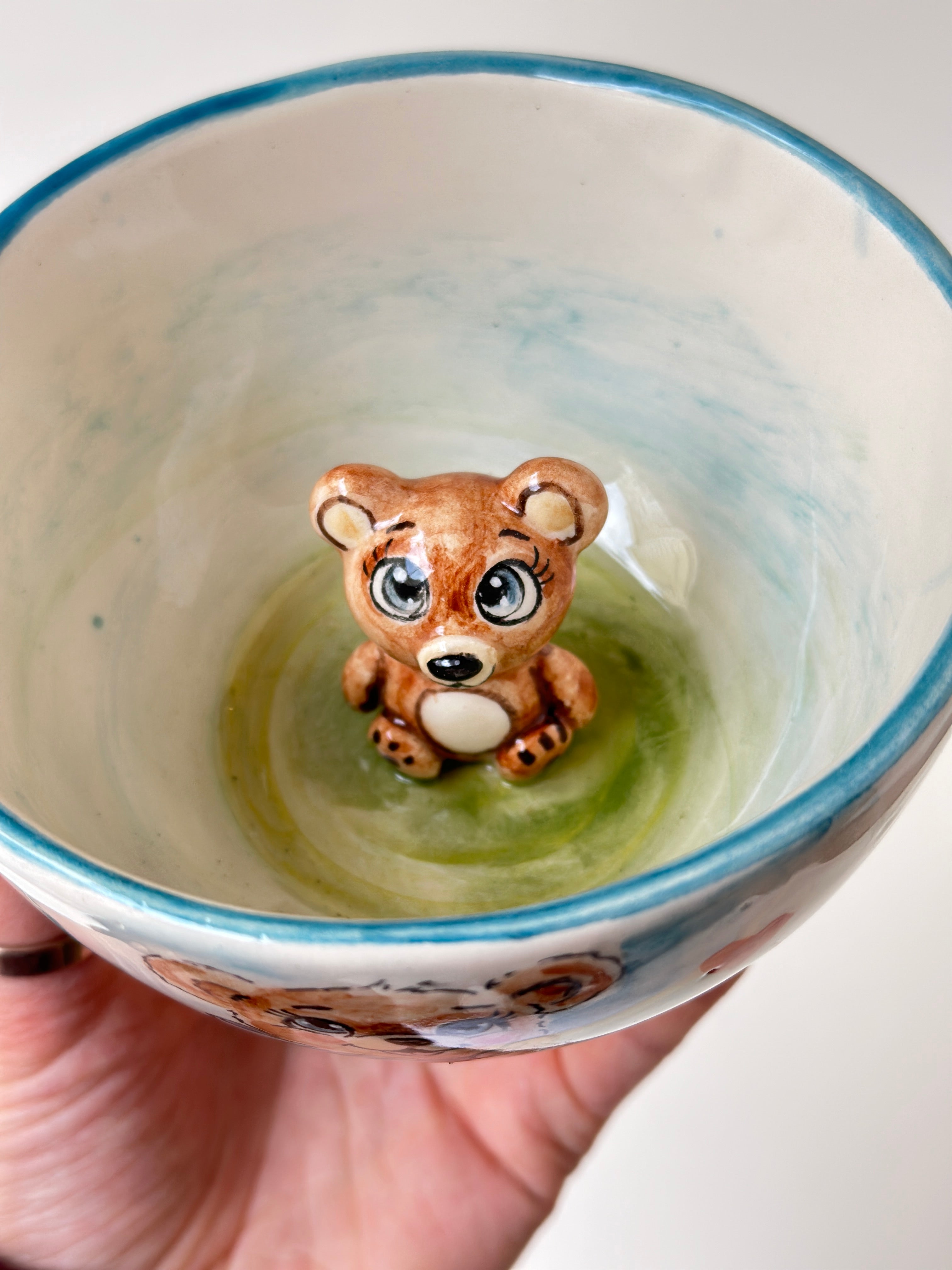Teddy handmade mug