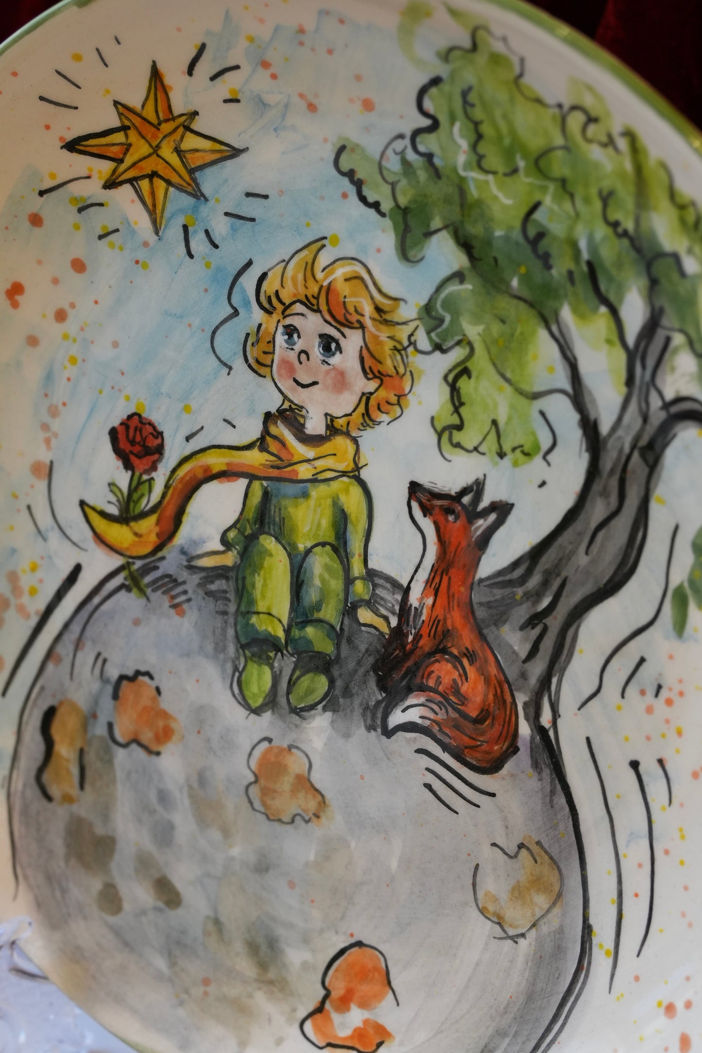 The Little Prince plate