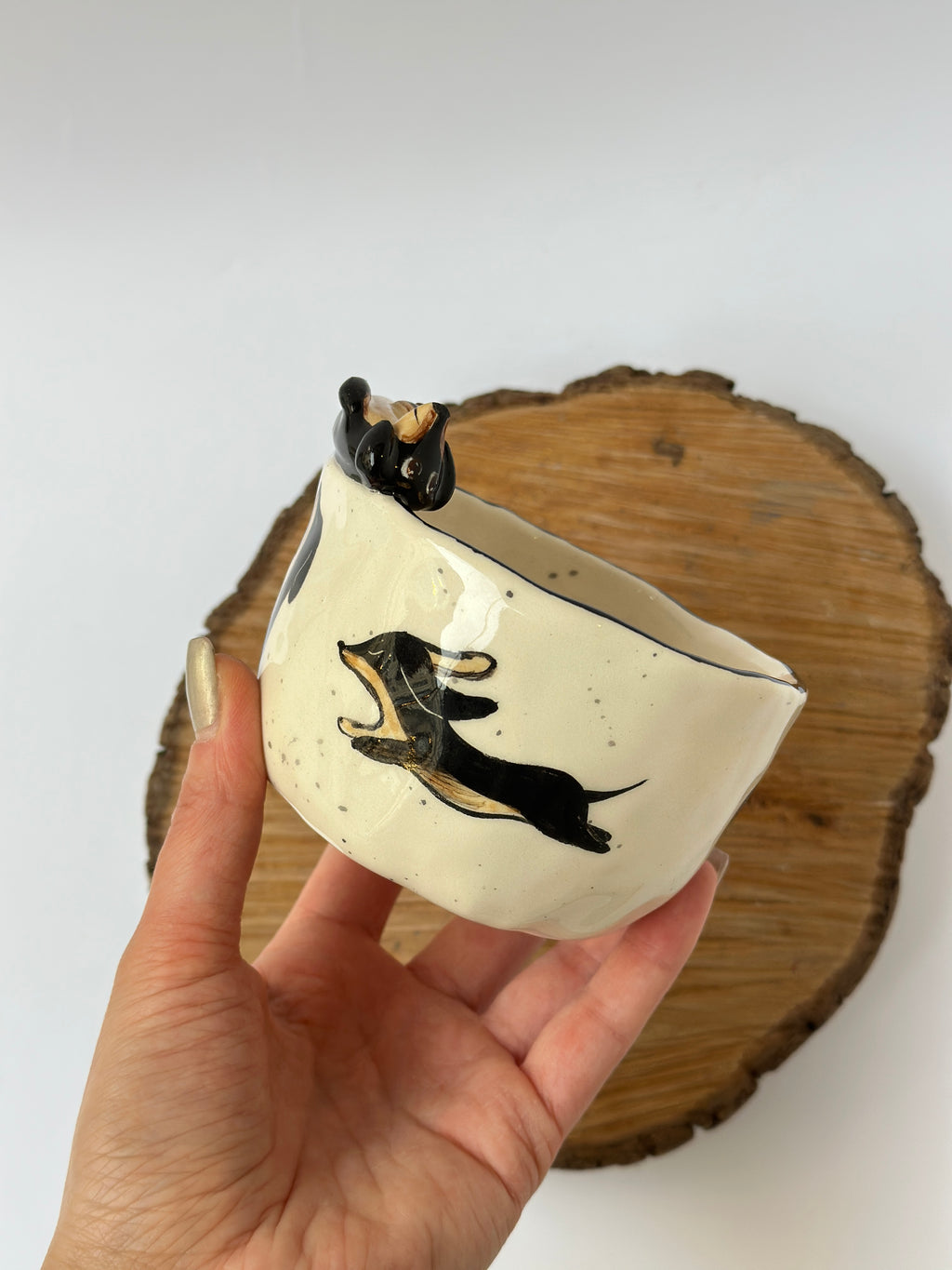 Dachshund handmade mug