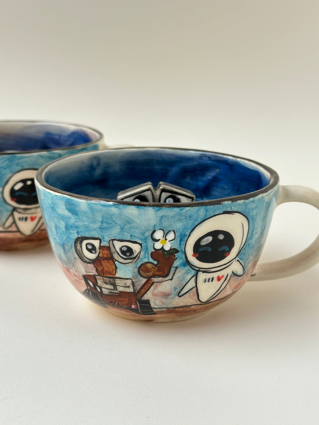 WALL-E handmade mugs