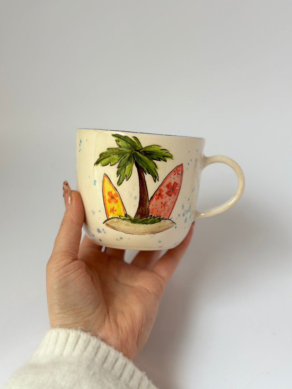 Stitch handmade mug