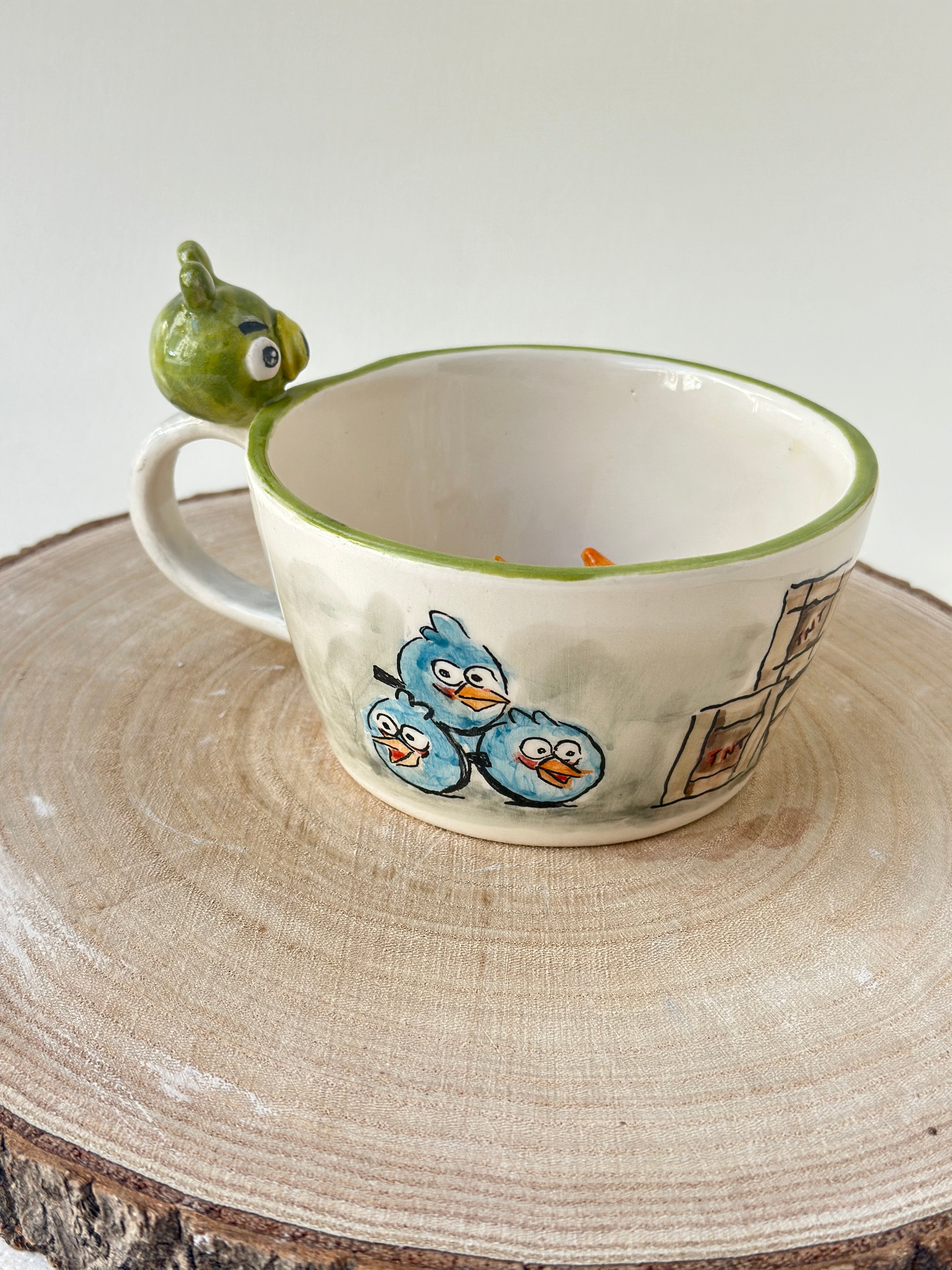 Handmade ceramic mug