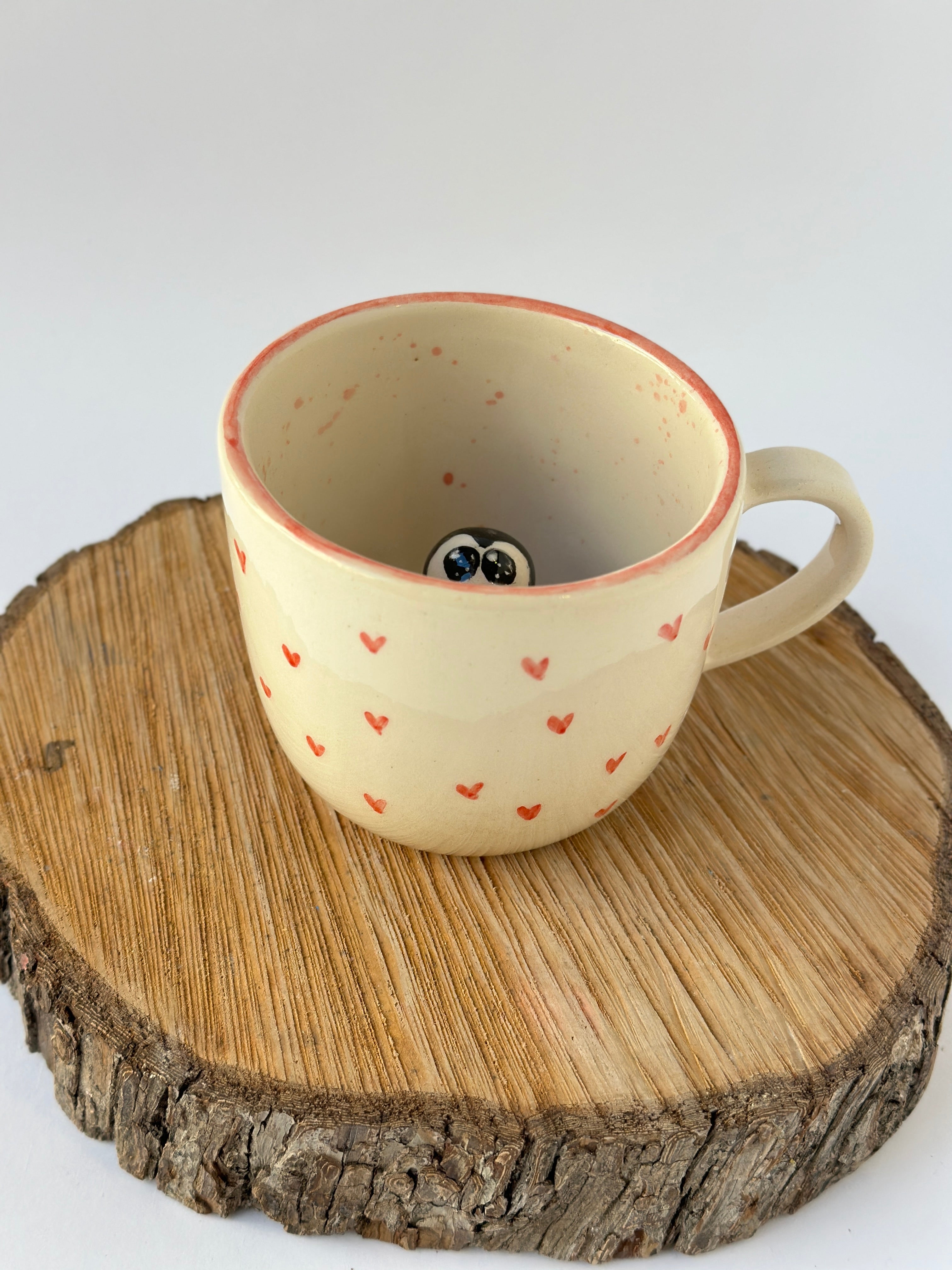 Penguen handmade mug