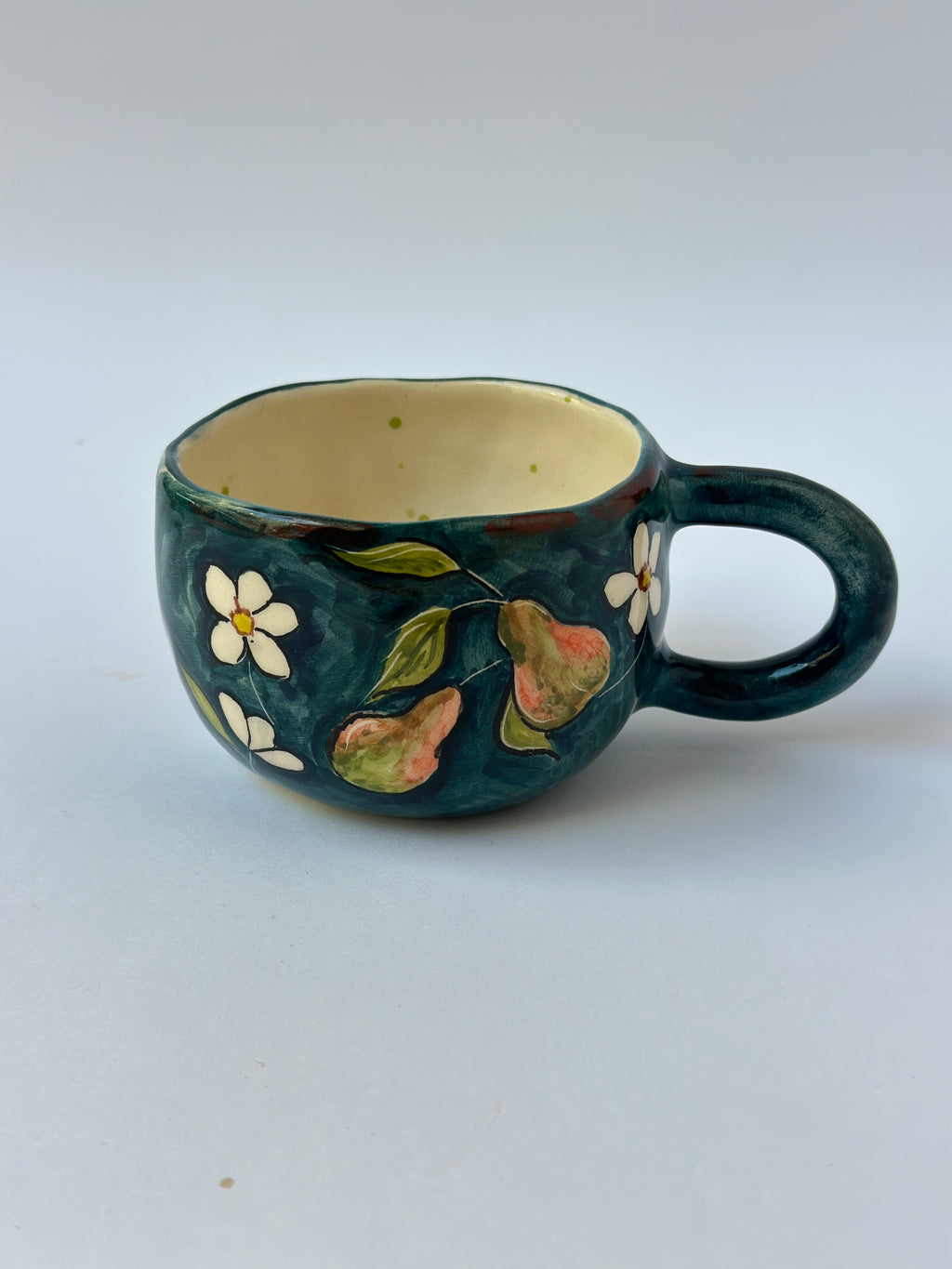 Pear handmade mug