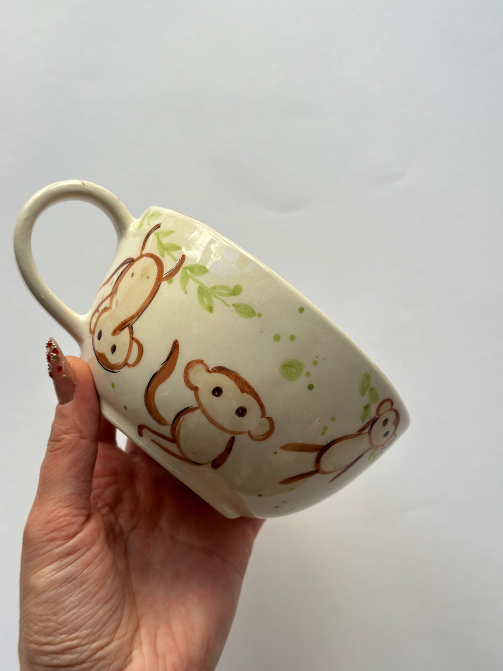 Monkey 🐵 handmade mug