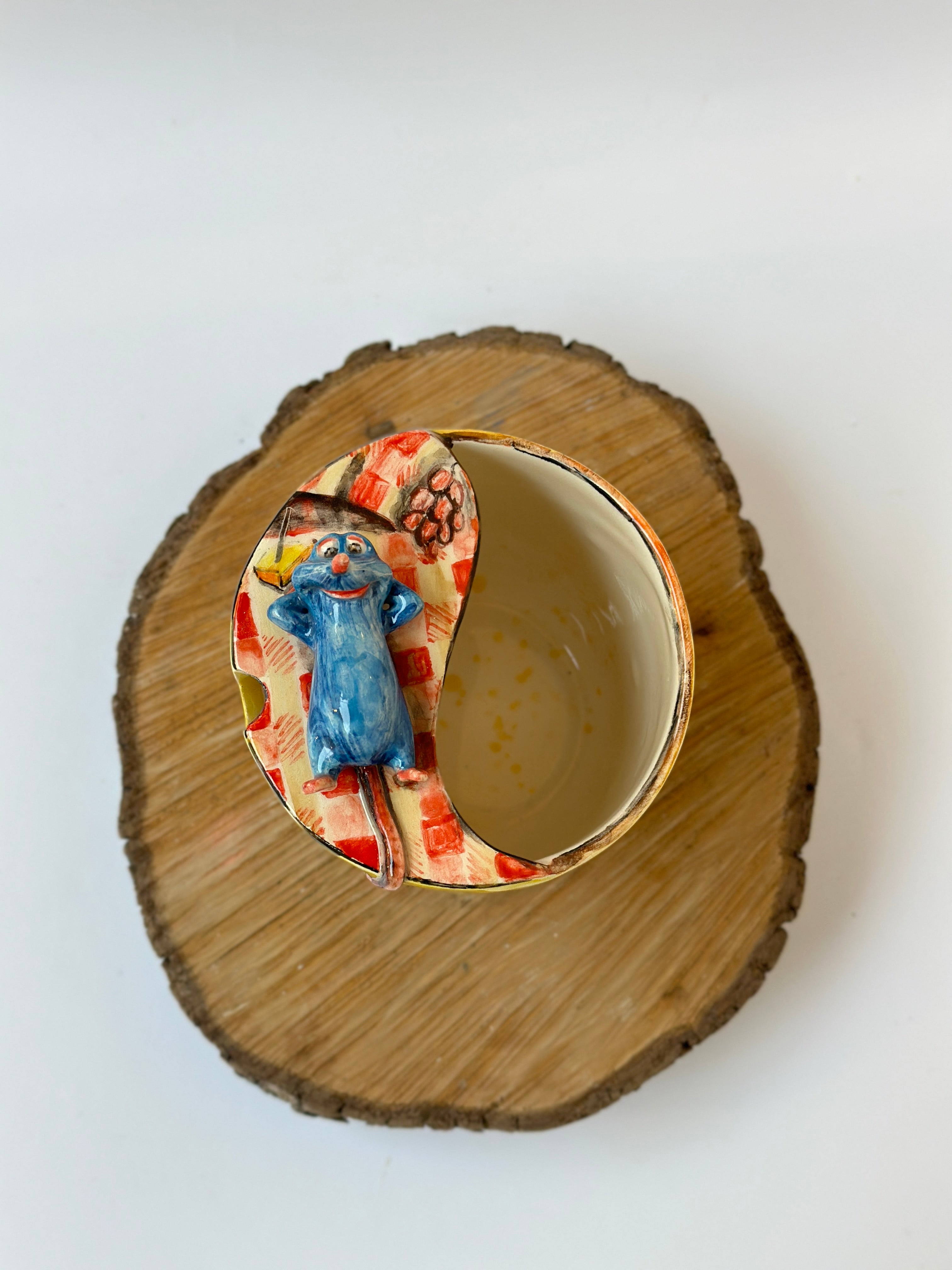 Ratatouille takeaway handmade mug