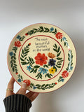 Special handmade plate for mother