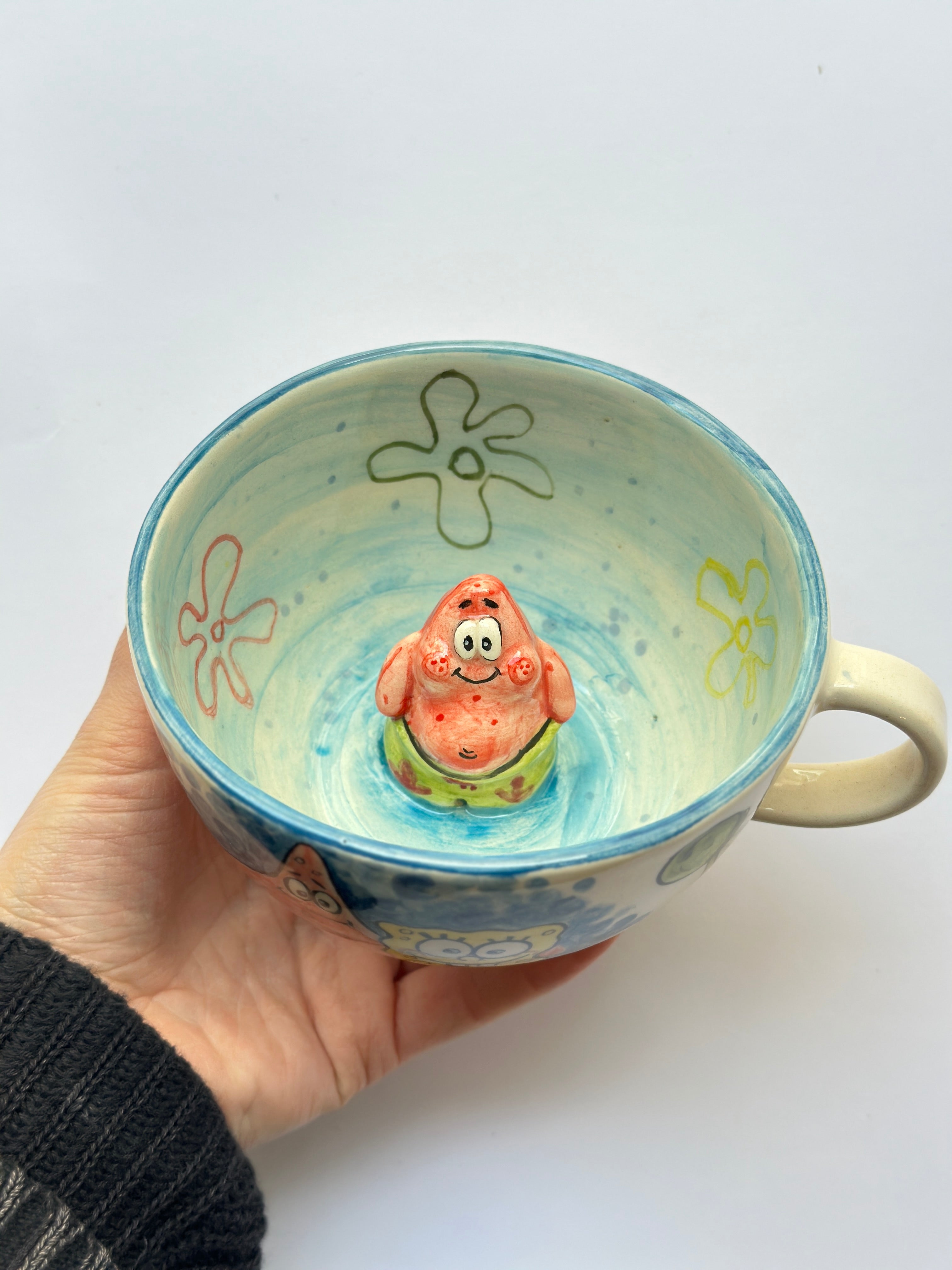 Patrick Star handmade mug