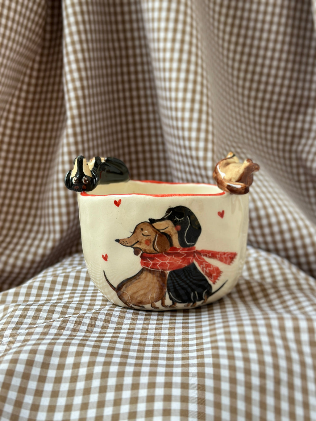 Dachshund handmade mug