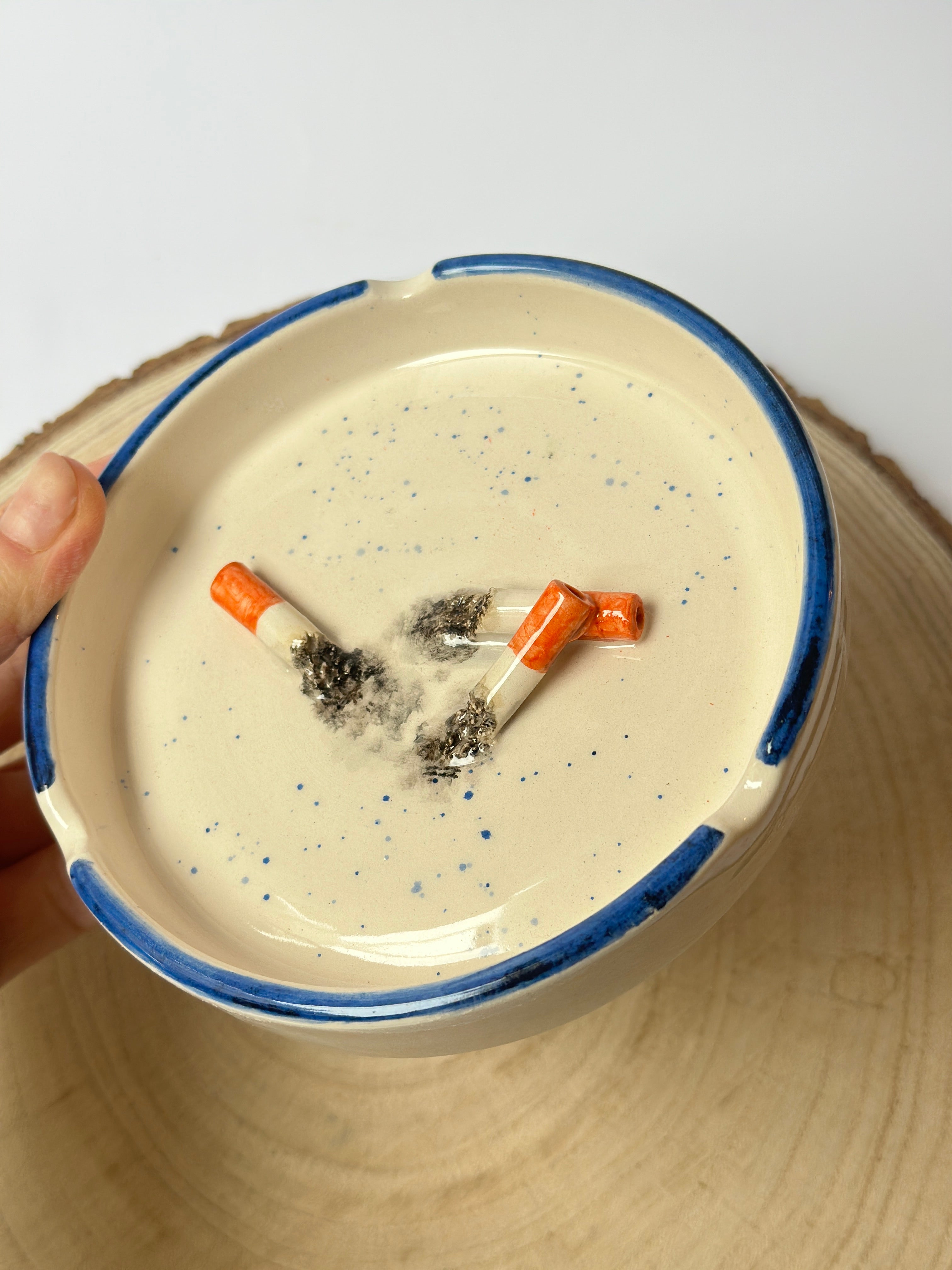 Handmade ashtray