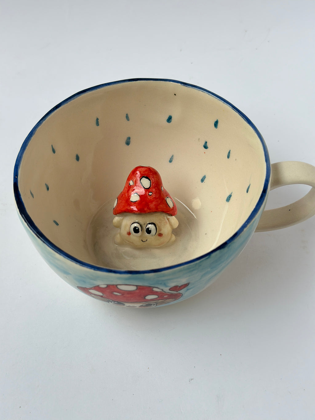 Mushroom Handmade mug