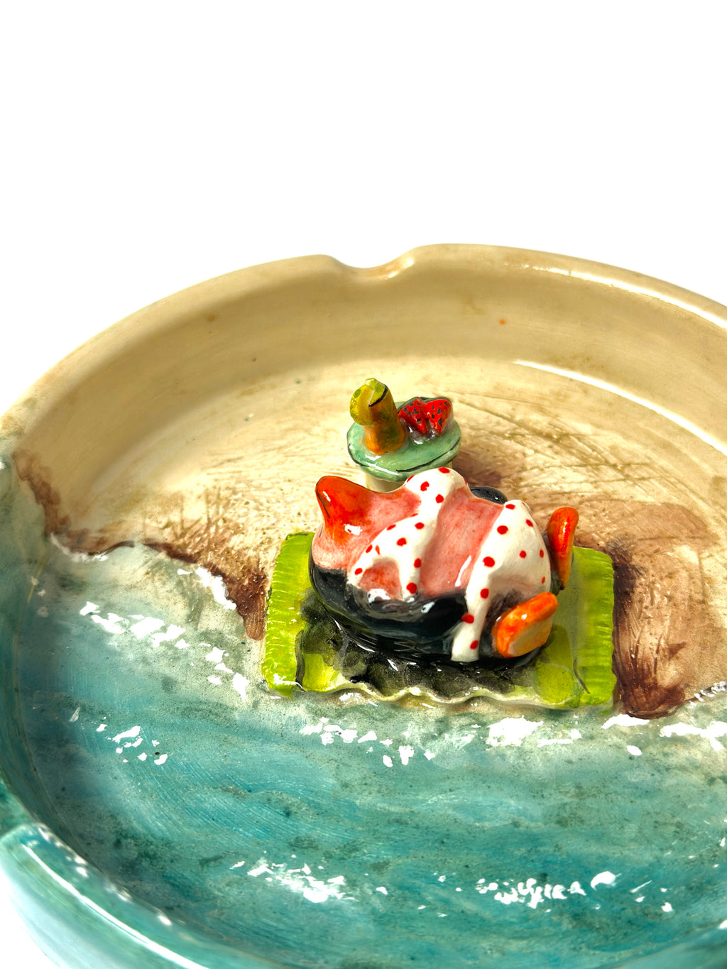 Penguen ashtray handmade