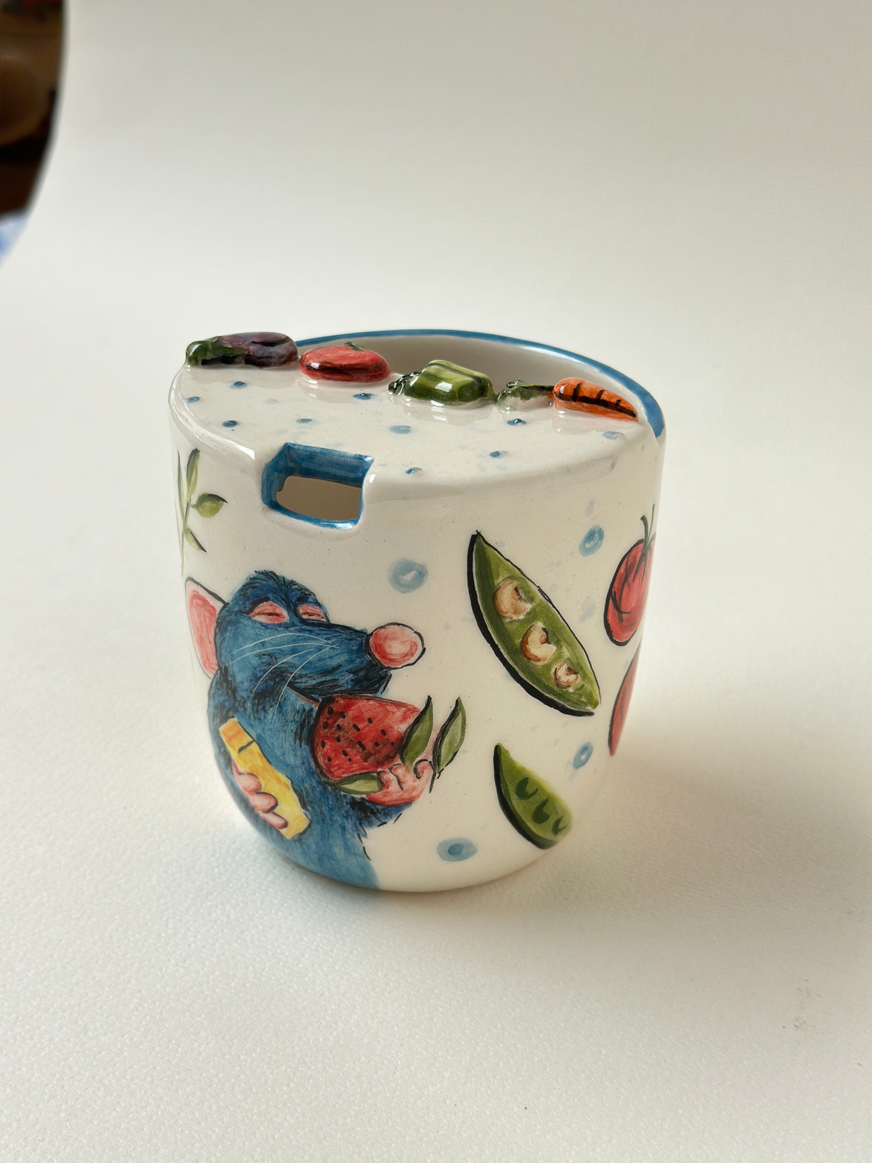 Ratatouille handmade takeaway mug