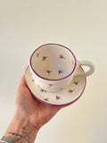 Handmade cup and plate