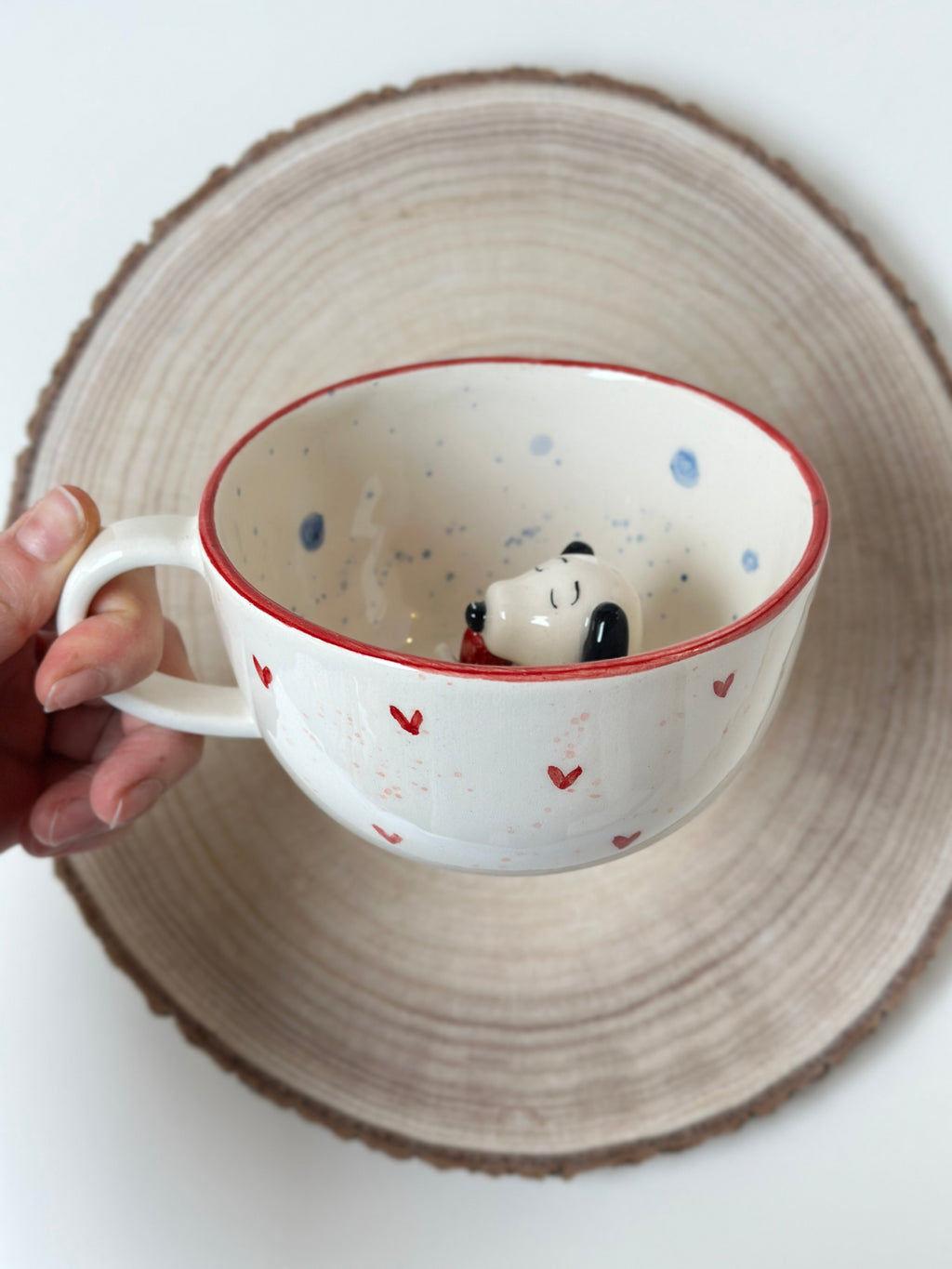 Snoopy handmade mug