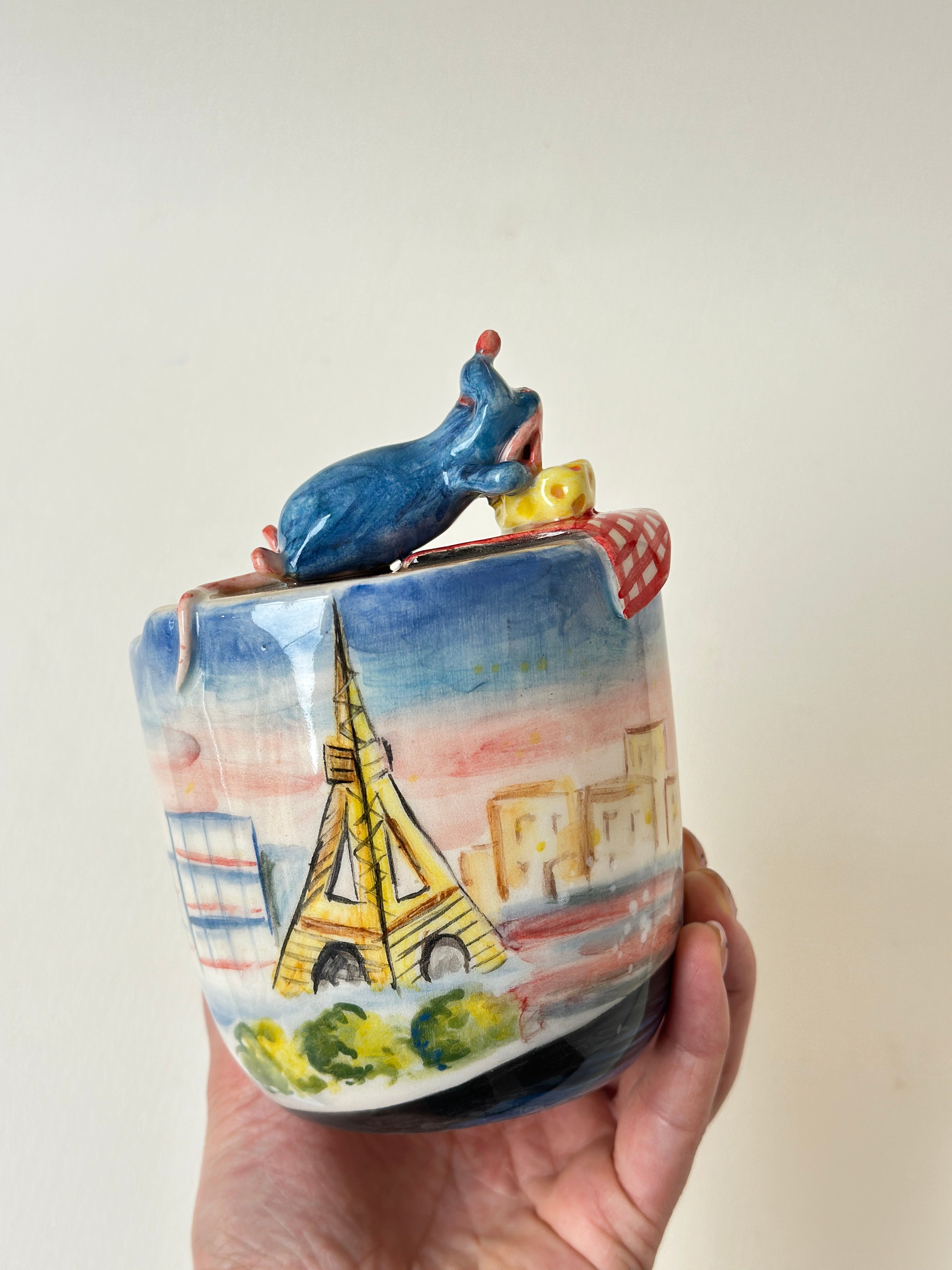 Ratatouille handmade takeaway mug