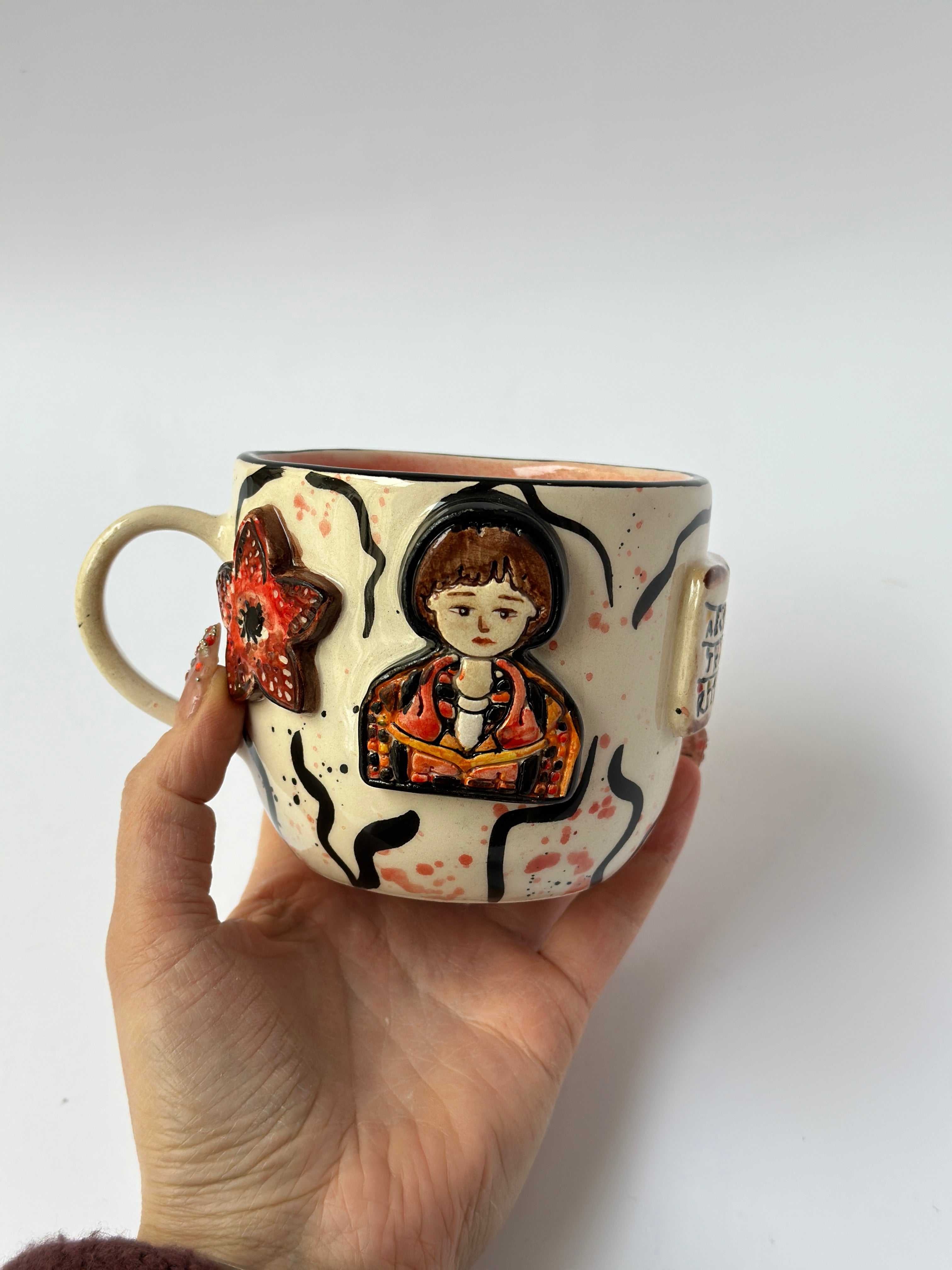 Stranger things “Well” handmade mug