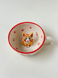 Cat handmade mug