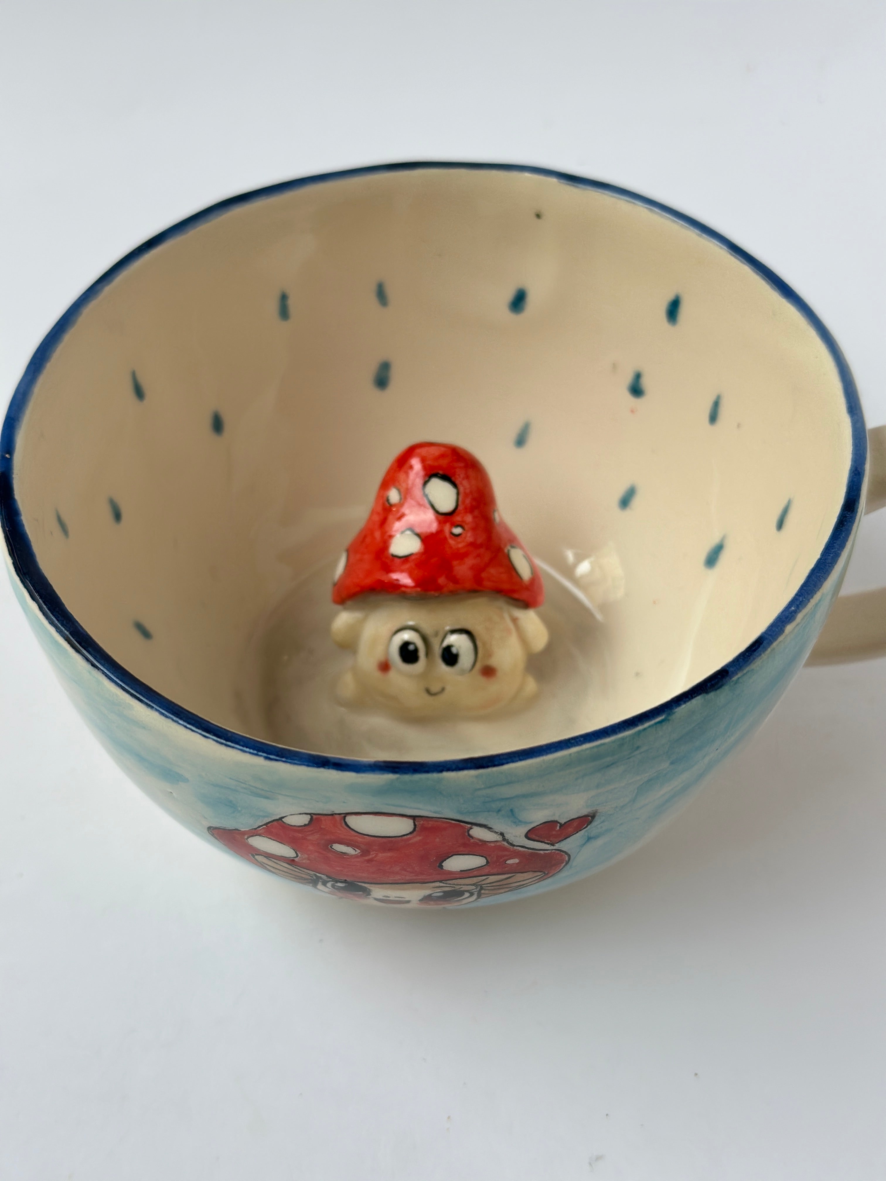 Mushroom Handmade mug