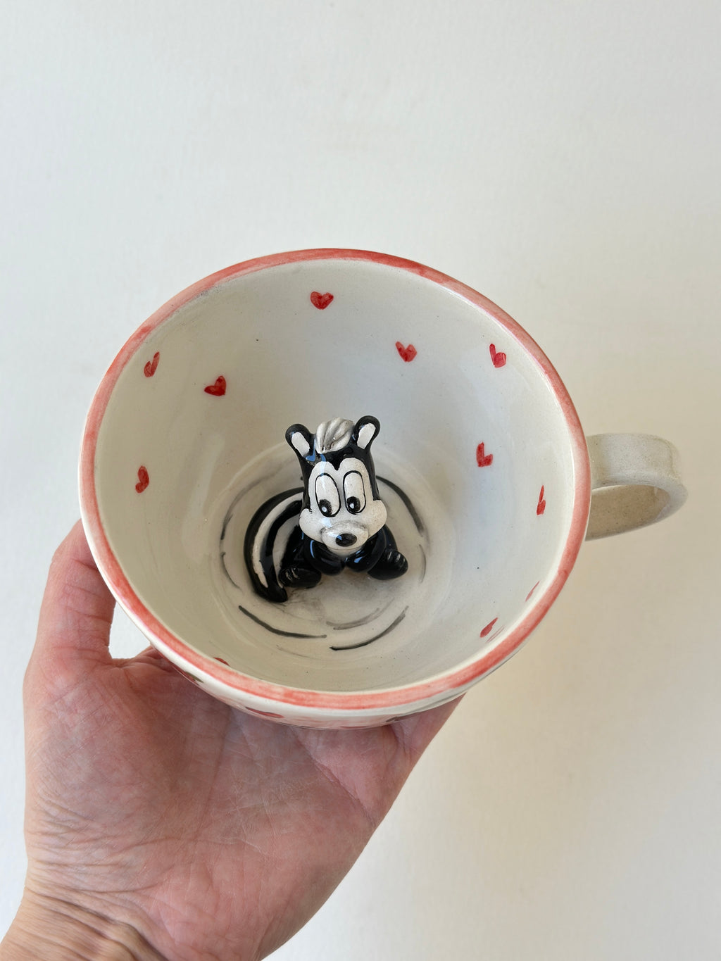 Skunk mood handmade mug