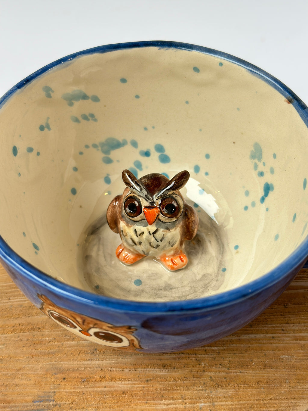 Owl handmade mug