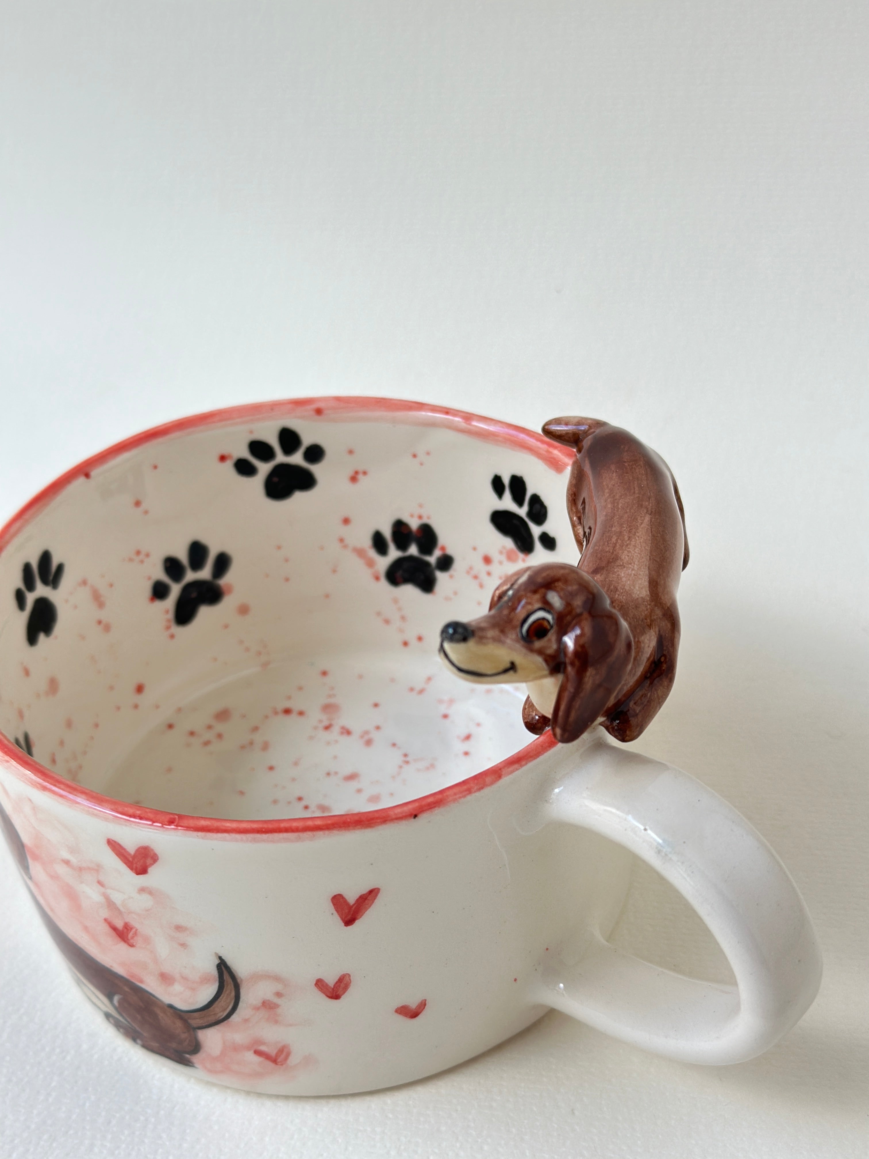 Dachshund handmade mug