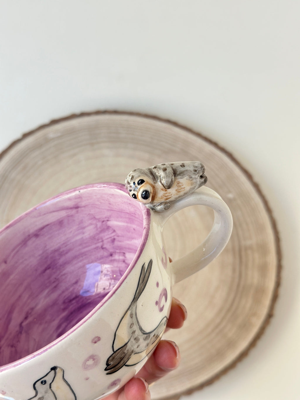 Sea otter Handmade mug