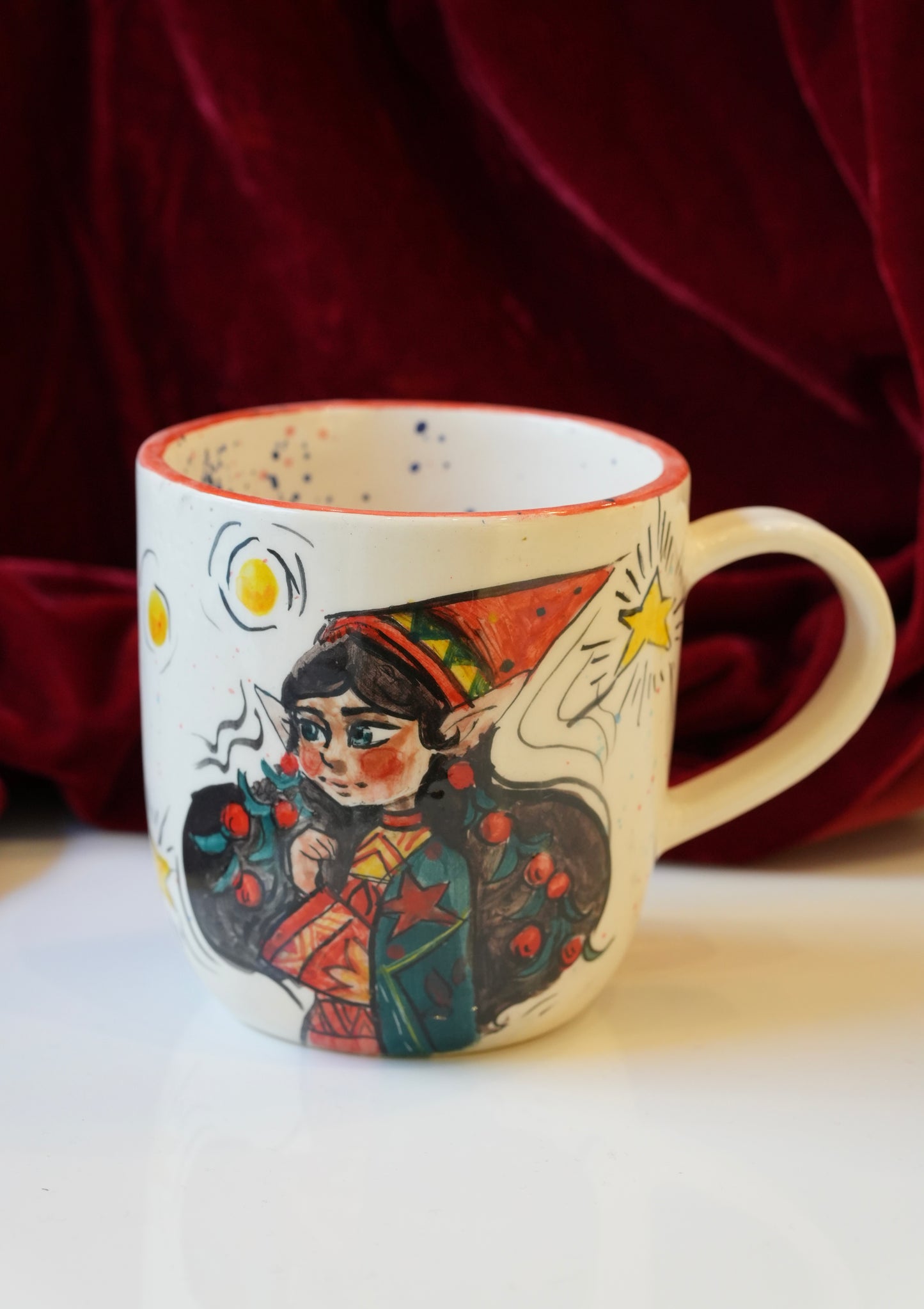 Elf handmade mug