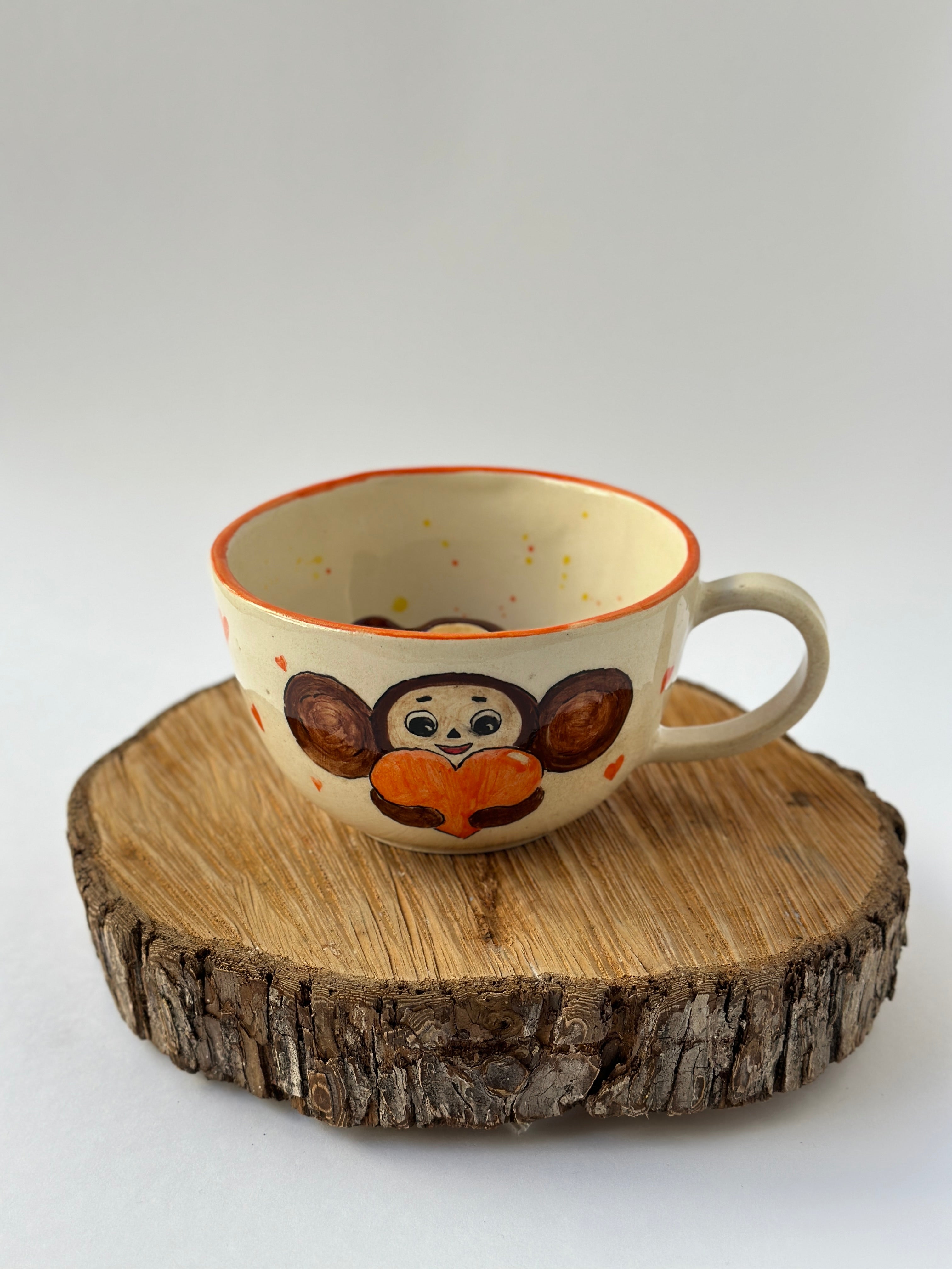 Cheburashka handmade mug