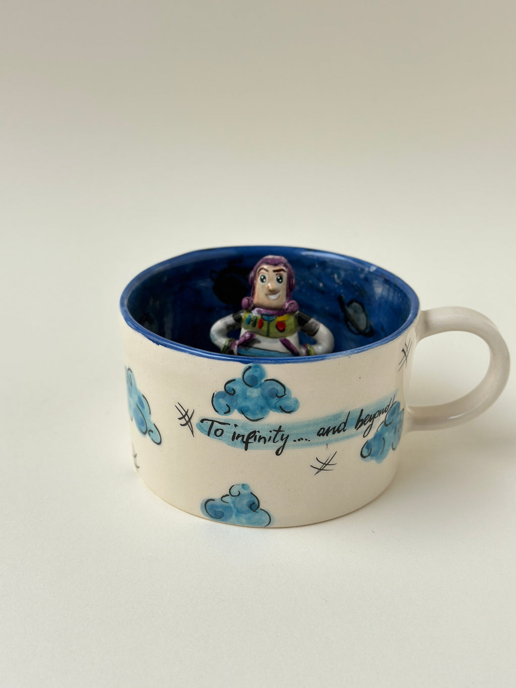 Toy Store “Buzz” handmade mug